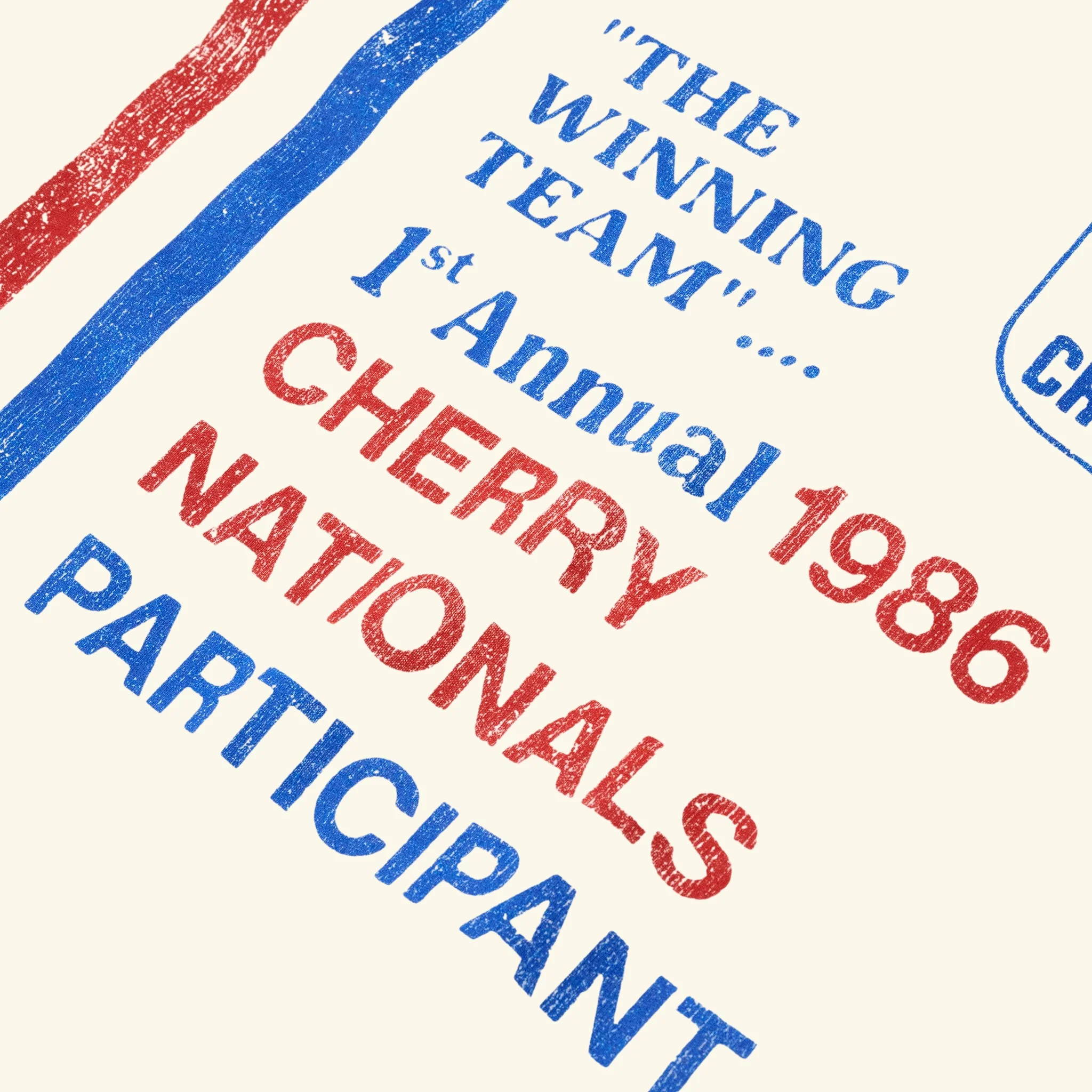 Cherry Nationals Boxy Tee (White/Heather Grey) - Image 3