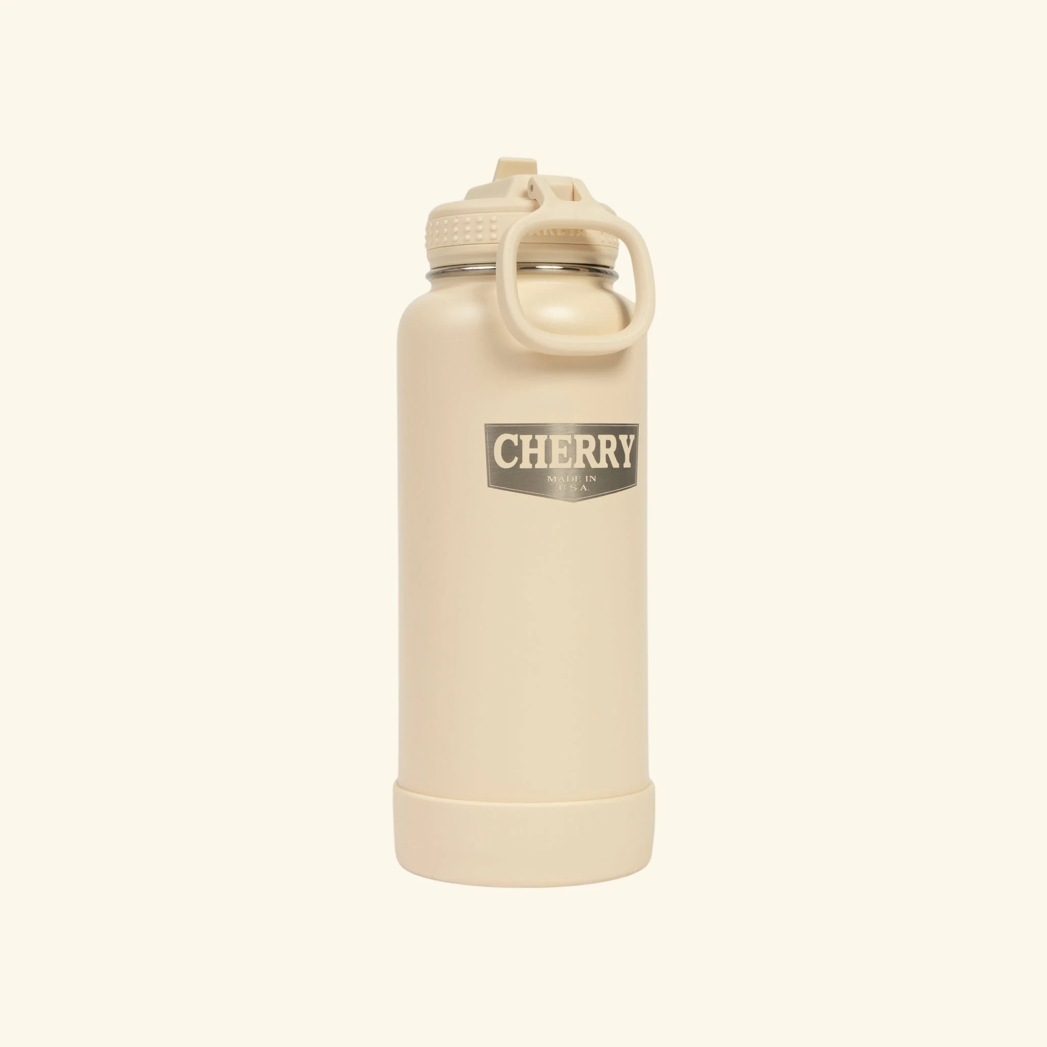 Cherry x Takeya 32oz Water Bottle (Oat Milk) - Image 2