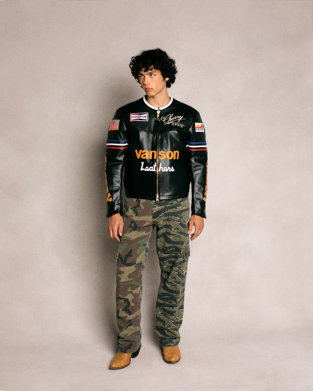 Cherry X Vanson Star Jacket (Black) - Image 6