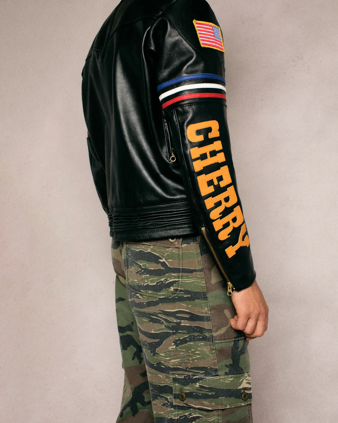 Cherry X Vanson Star Jacket (Black) - Image 8