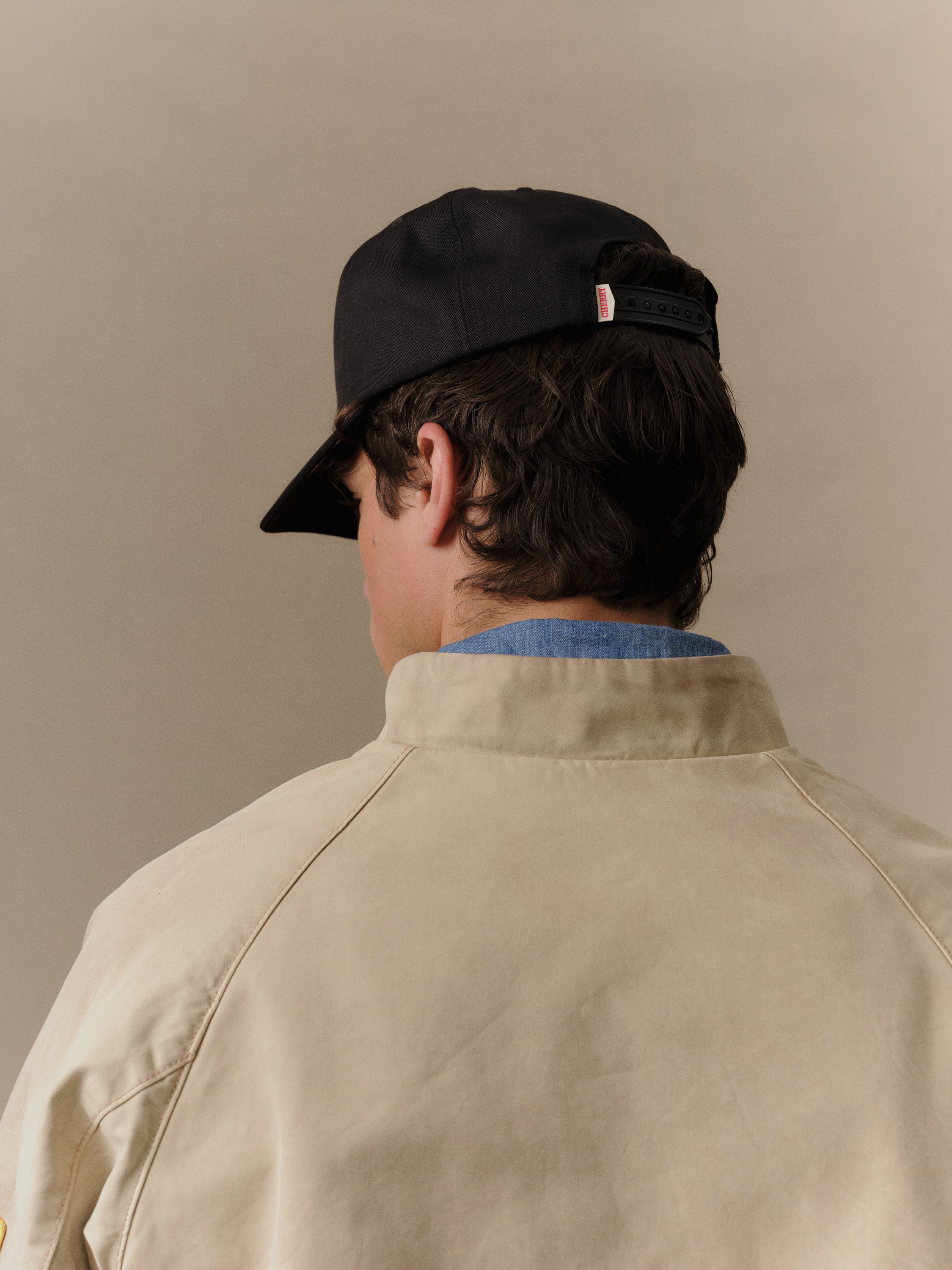 Chevron 5 Panel Hat (Black) - Image 5