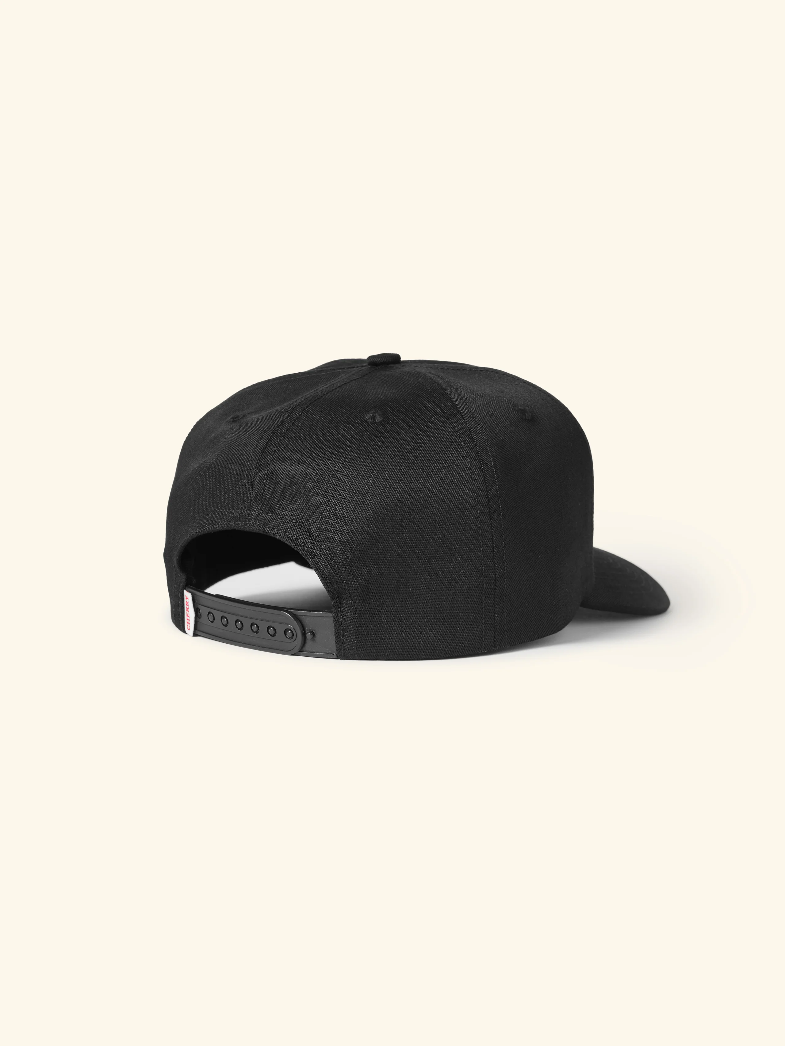 Chevron 5 Panel Hat (Black) - Image 6