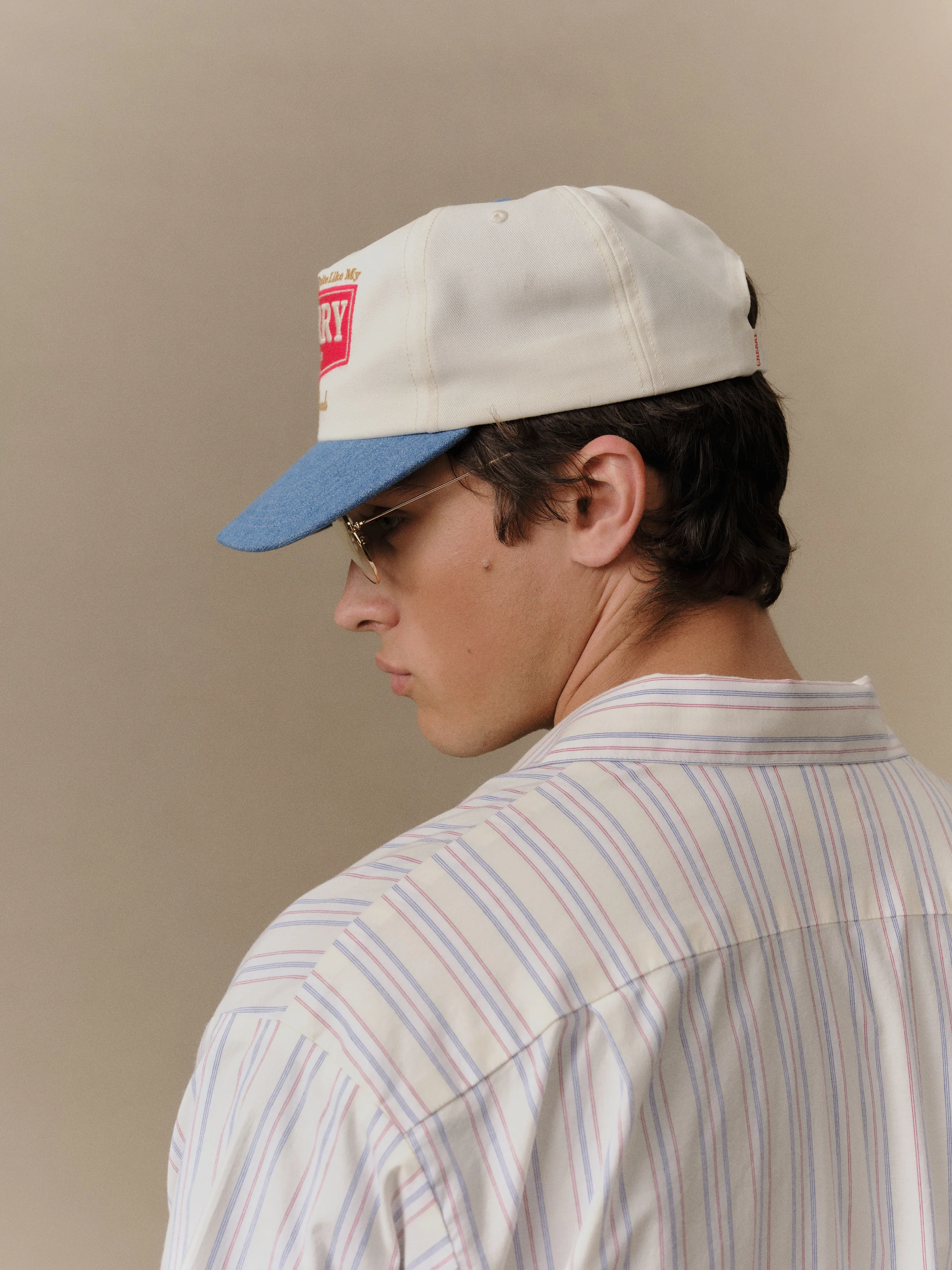 Chevron 5 Panel Hat (Denim) - Image 5