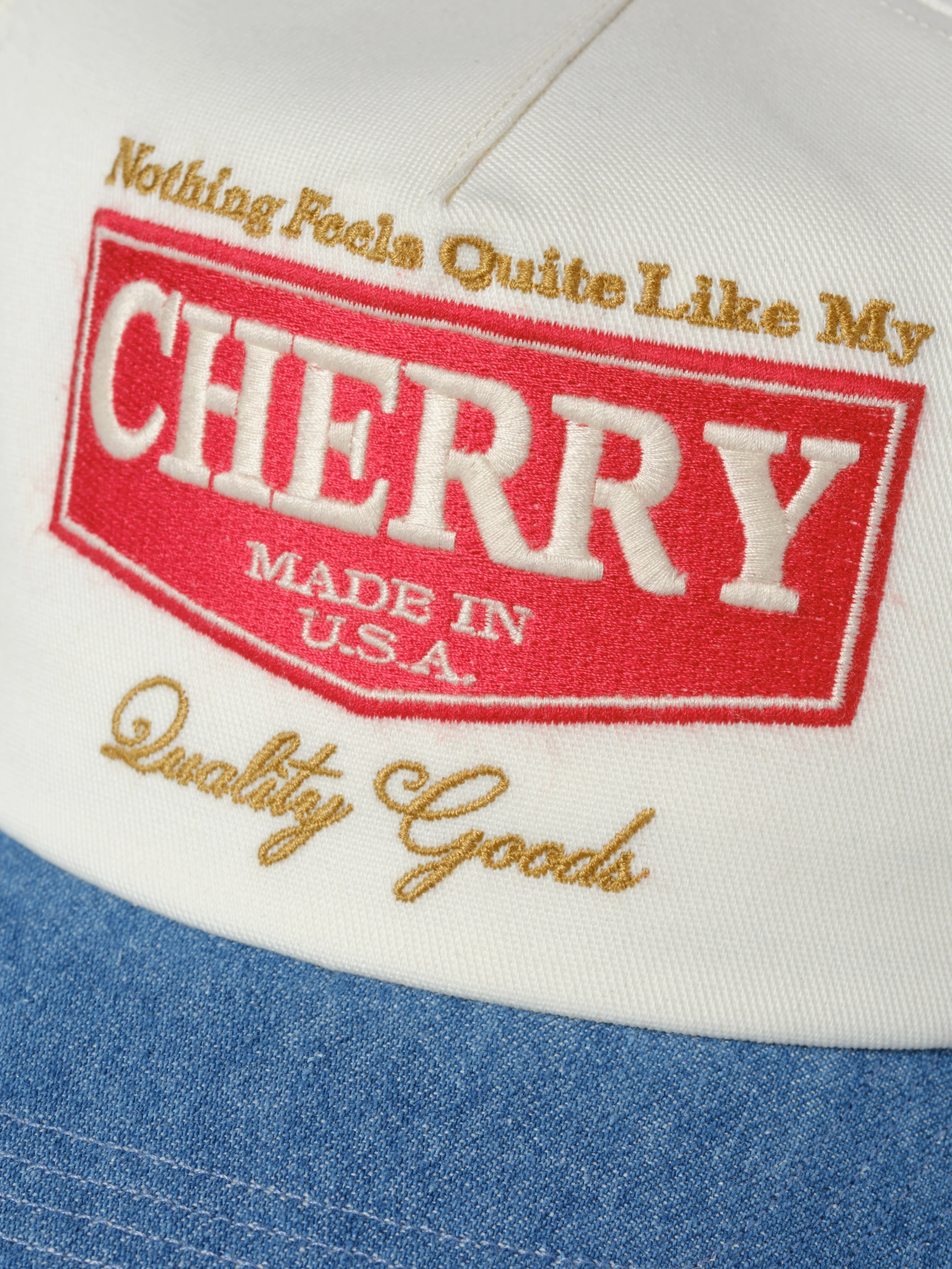 Chevron 5 Panel Hat (Denim) - Image 7