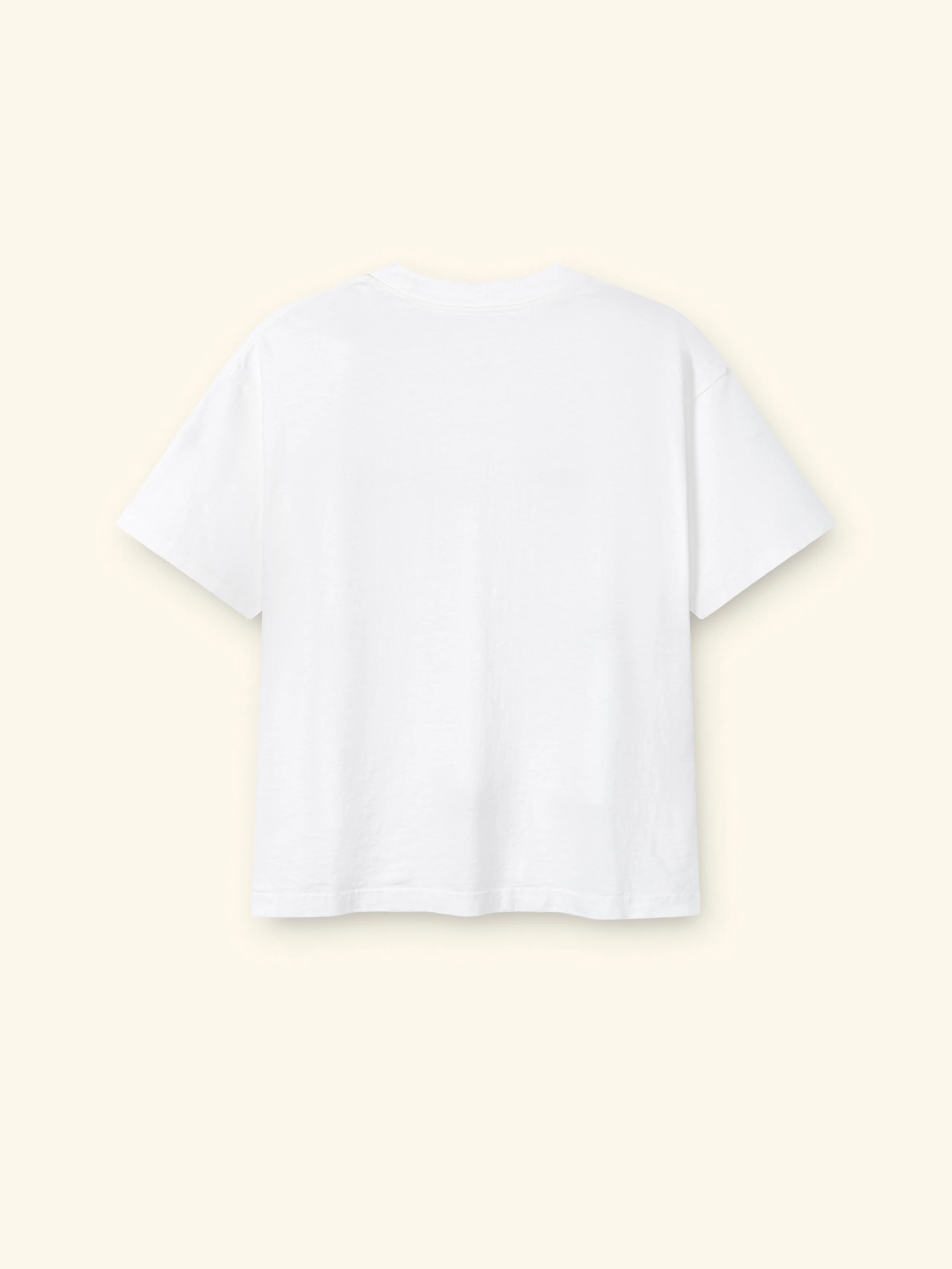 Chevron Boxy Pocket T-Shirt (Vintage White) - Image 4
