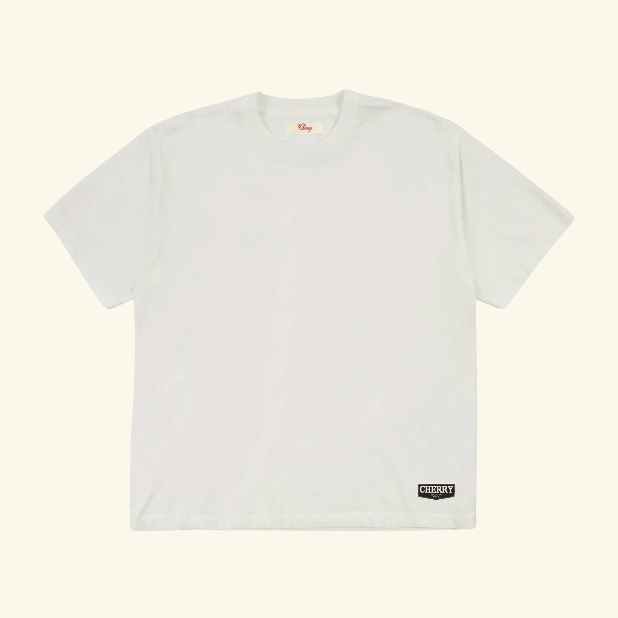 Chevron Classic T-Shirt (Vintage White)