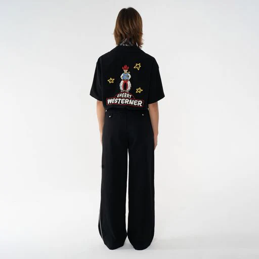 Western Chino Pants (Black) - Image 8