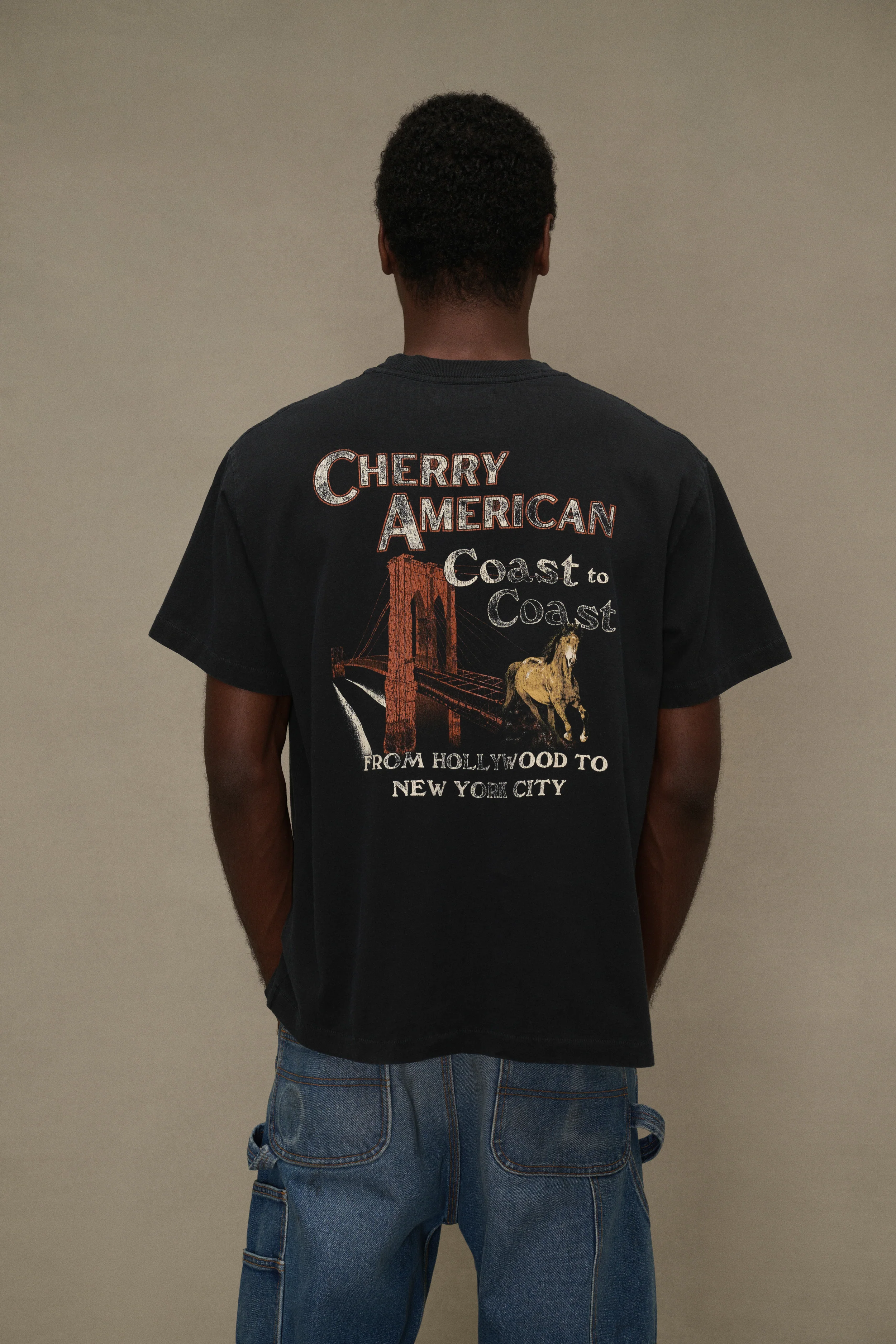 Coast to Coast Boxy T-Shirt (Vintage Black) - Image 4
