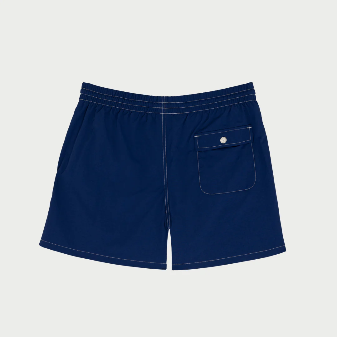 Contrast Rip-Stop Swim Shorts - Image 3