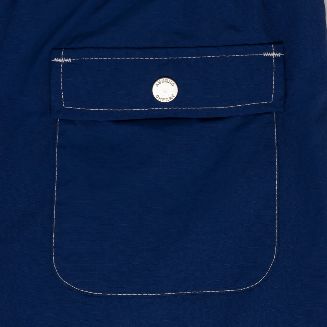 Contrast Rip-Stop Swim Shorts - Image 4