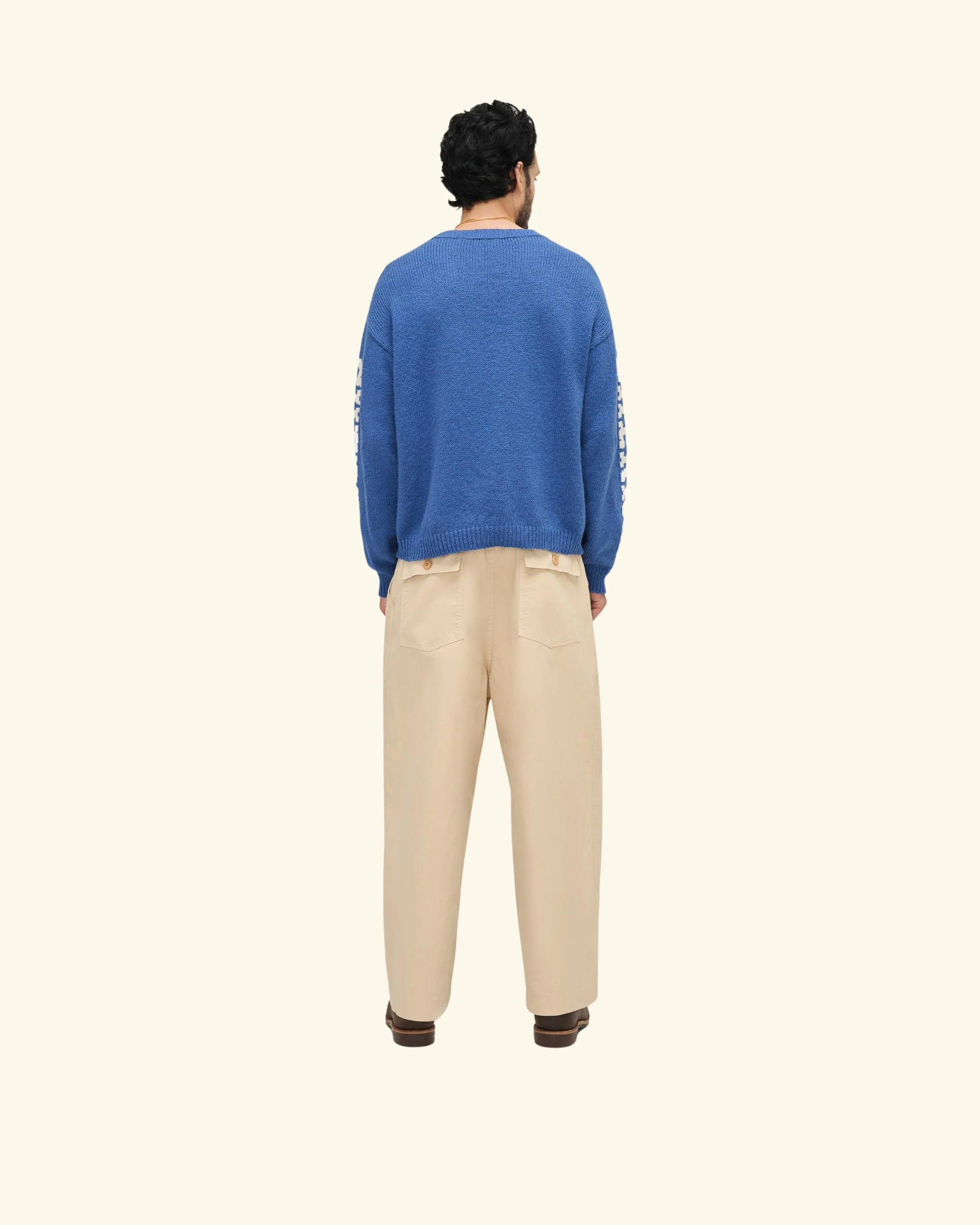 Cotton Twill Parachute Pant (Beige) - Image 7