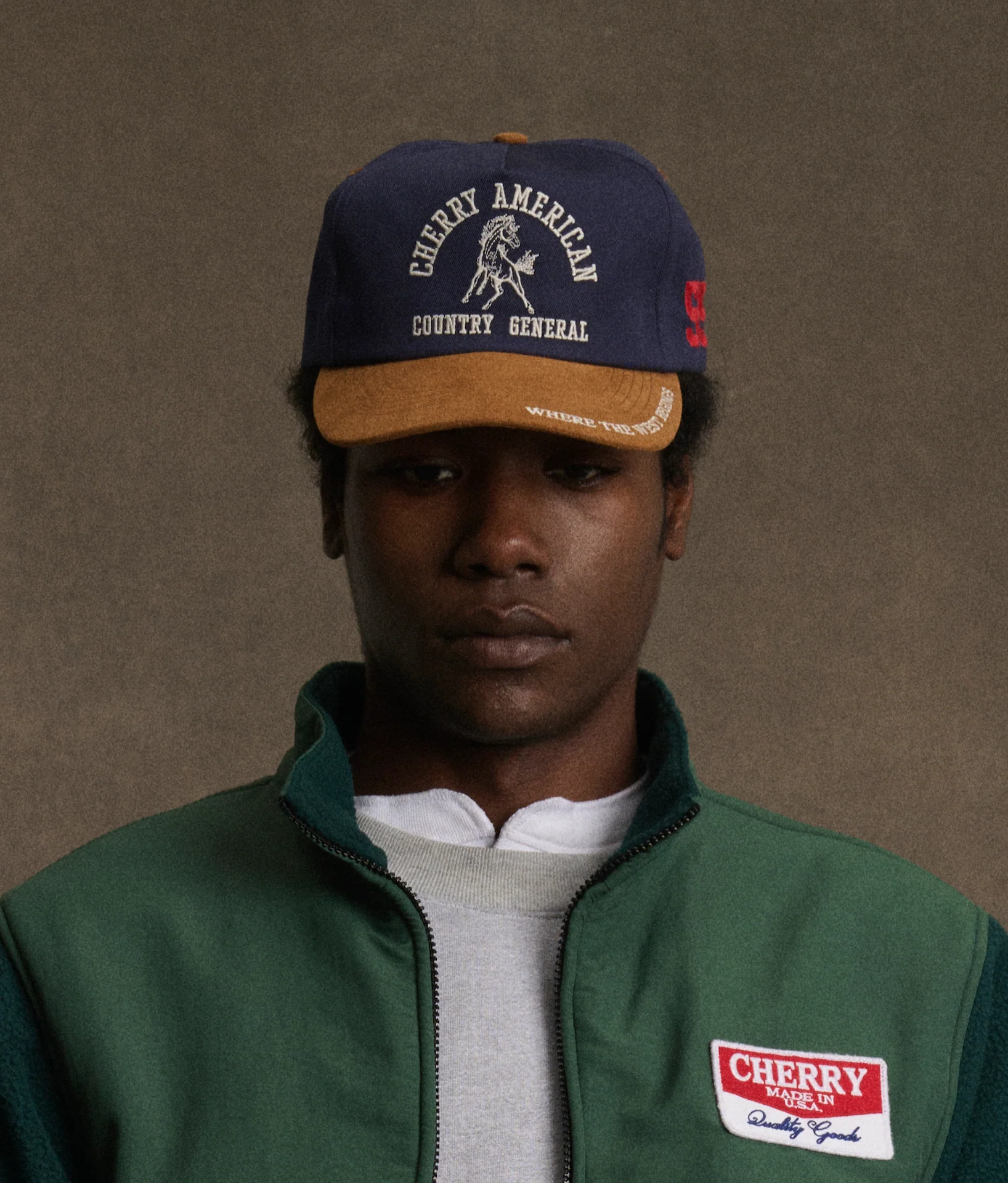 Country General  5 Panel Hat (Navy) - Image 2