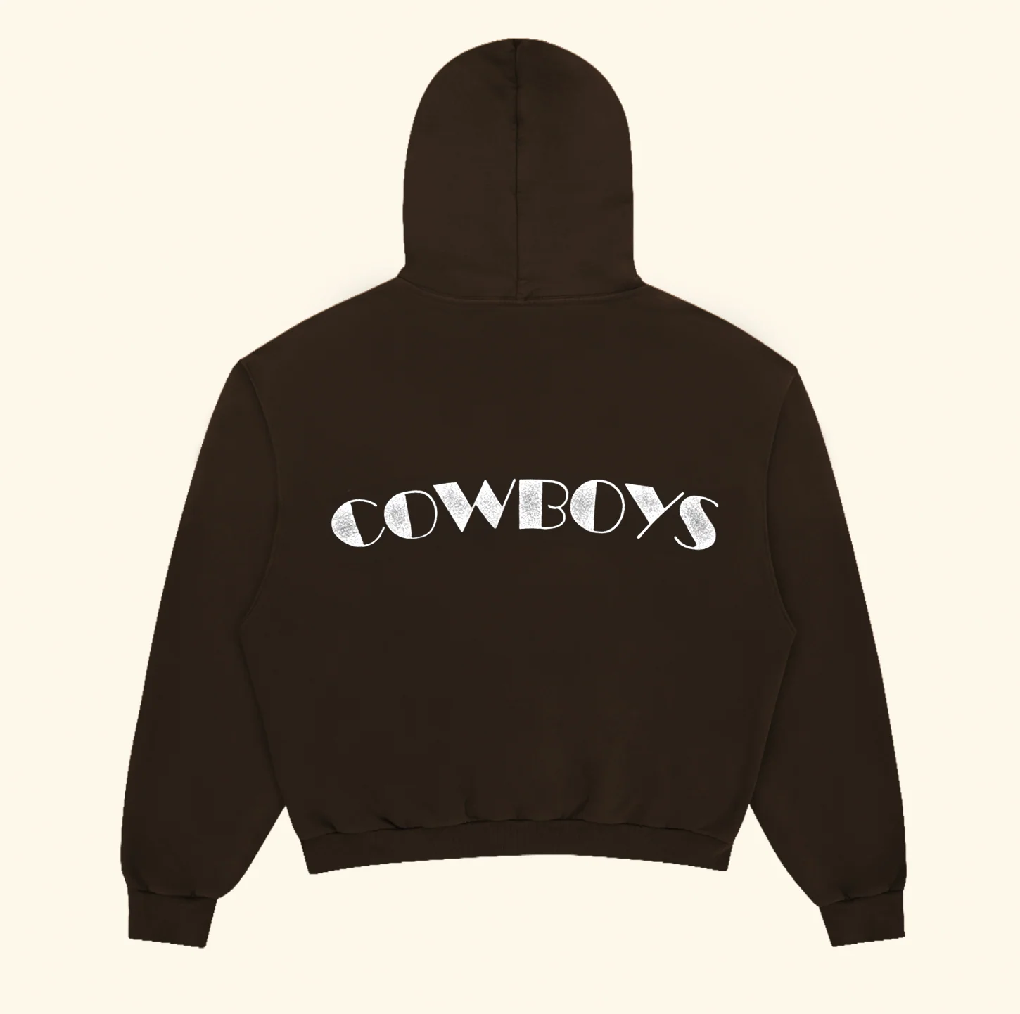 Cowboys Pullover Hoodie (Chocolate) - Image 4