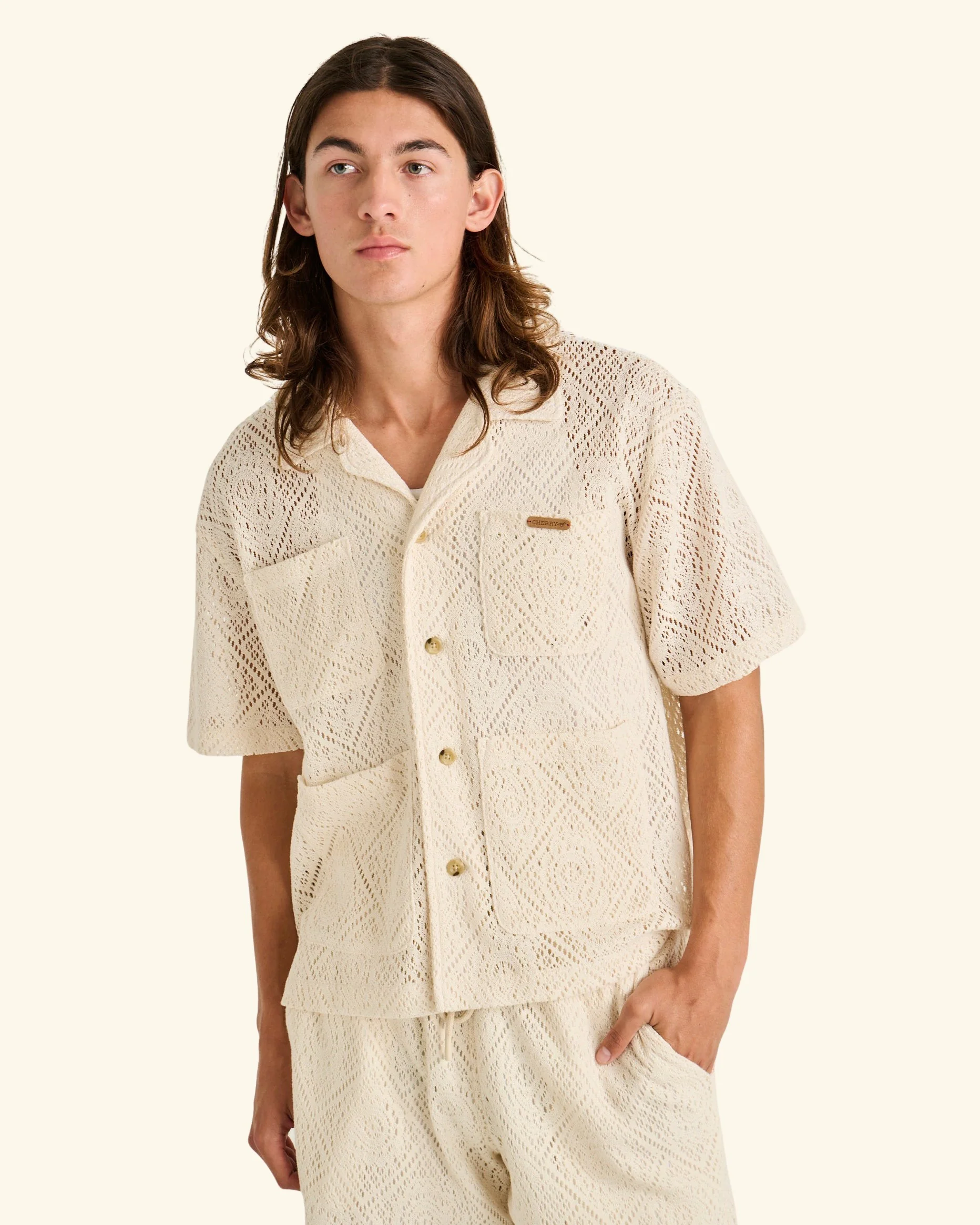 Crochet Lace Shirt - Image 2