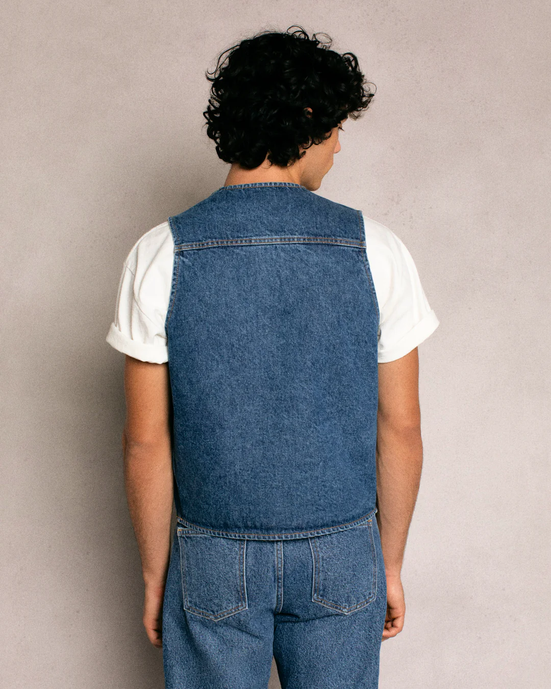 Denim Ranch Vest (Indigo) - Image 4