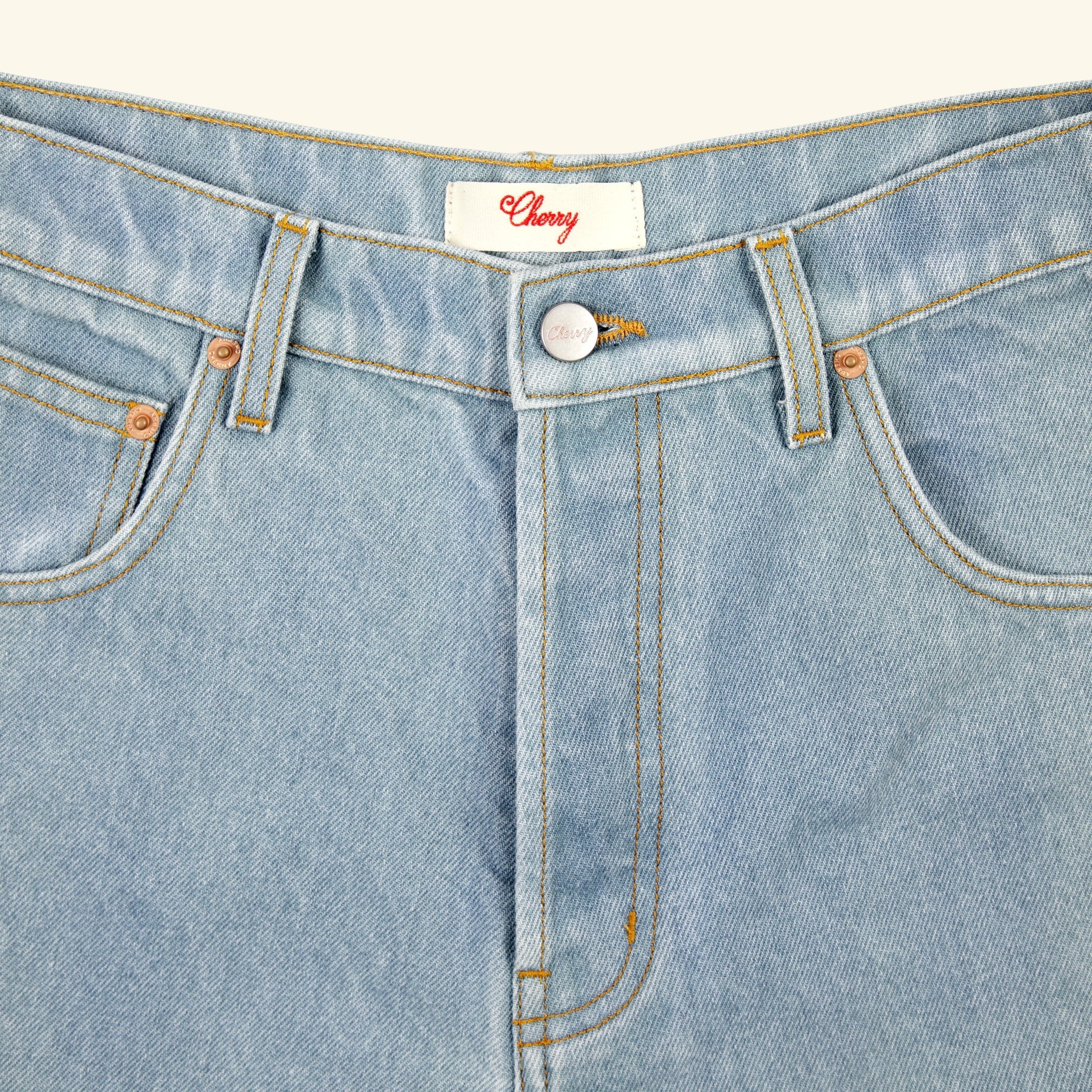 Denim Shorts (Light Wash) - Image 5