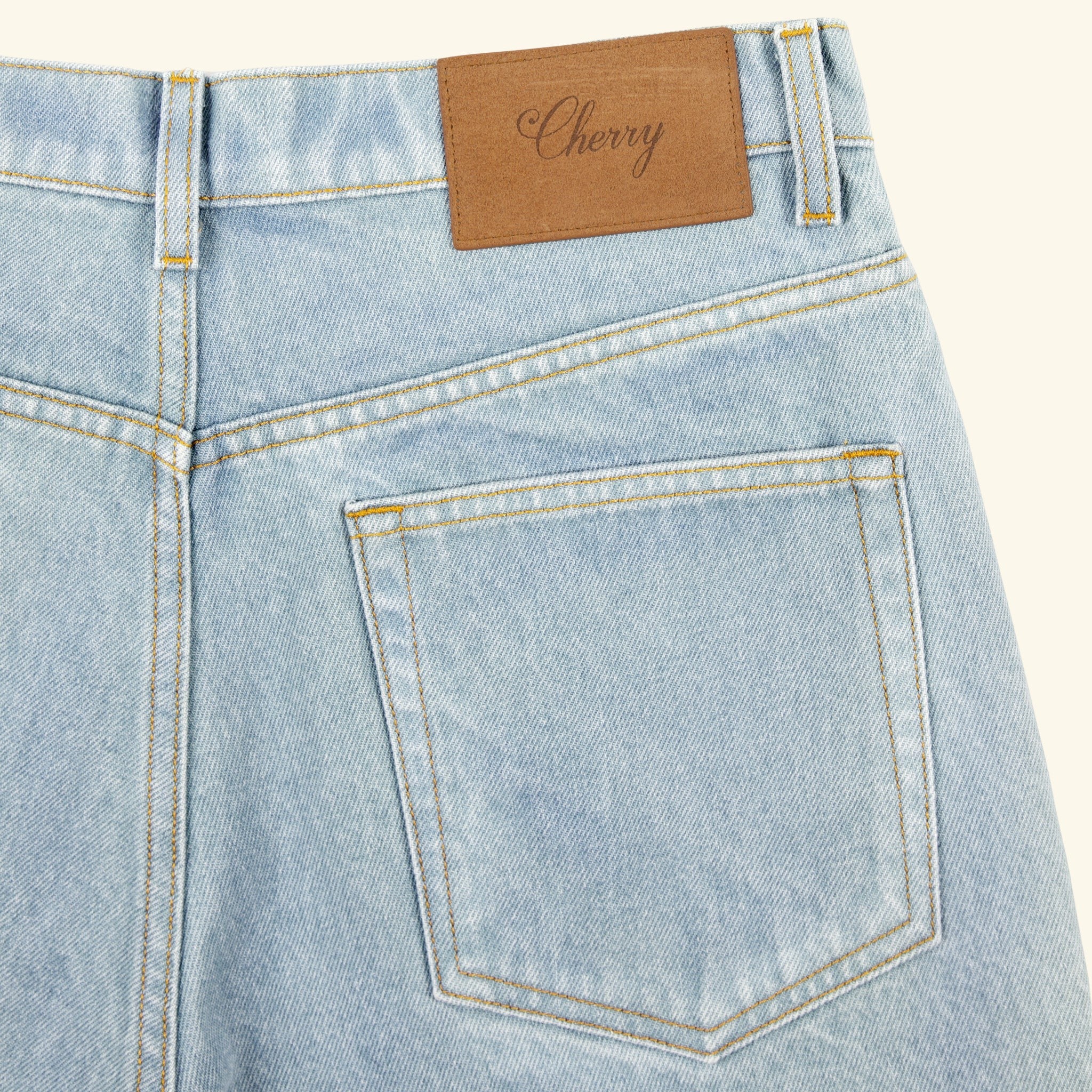 Denim Shorts (Light Wash) - Image 6