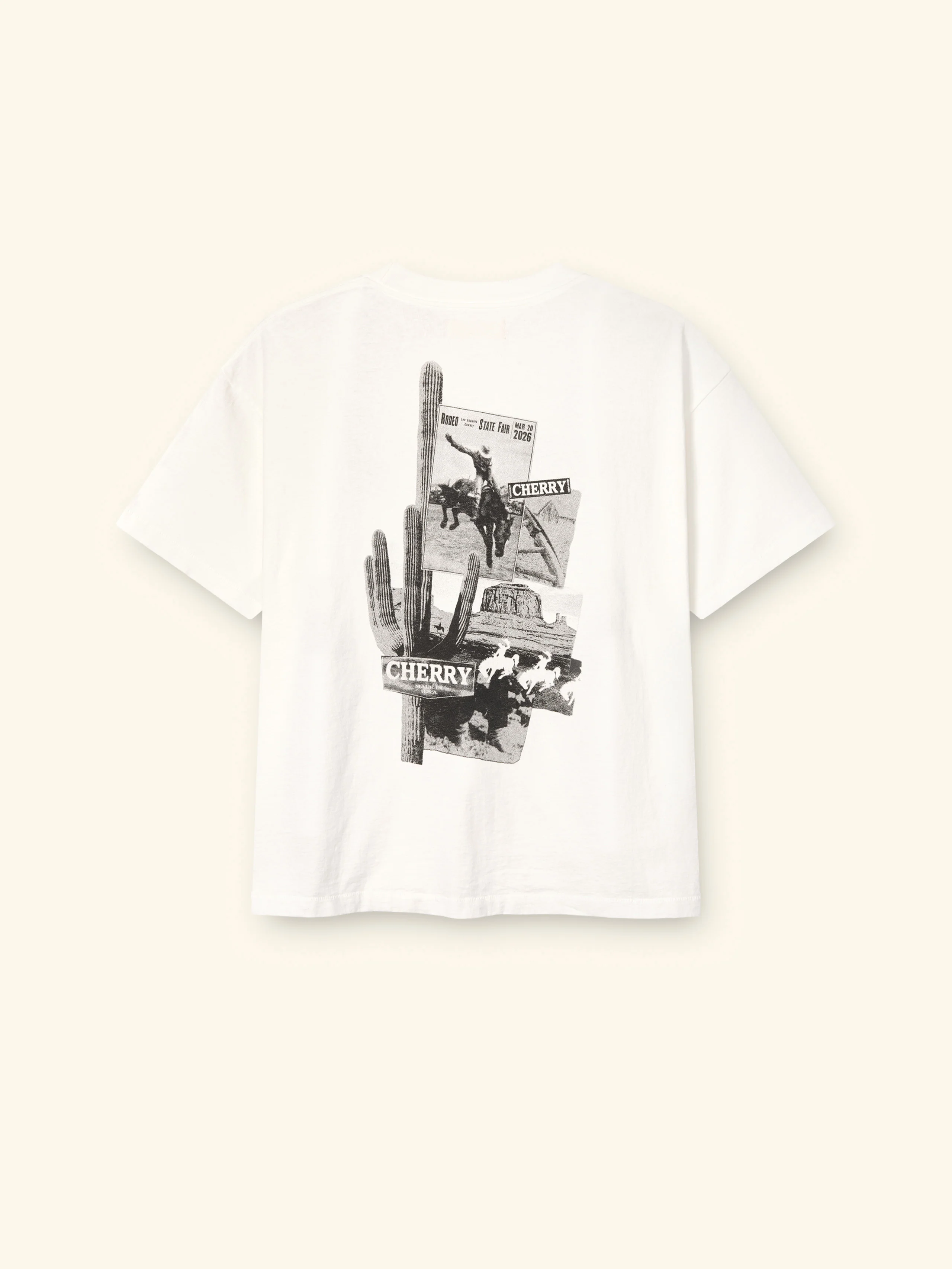 Desert Boxy T-Shirt (Vintage White) - Image 3