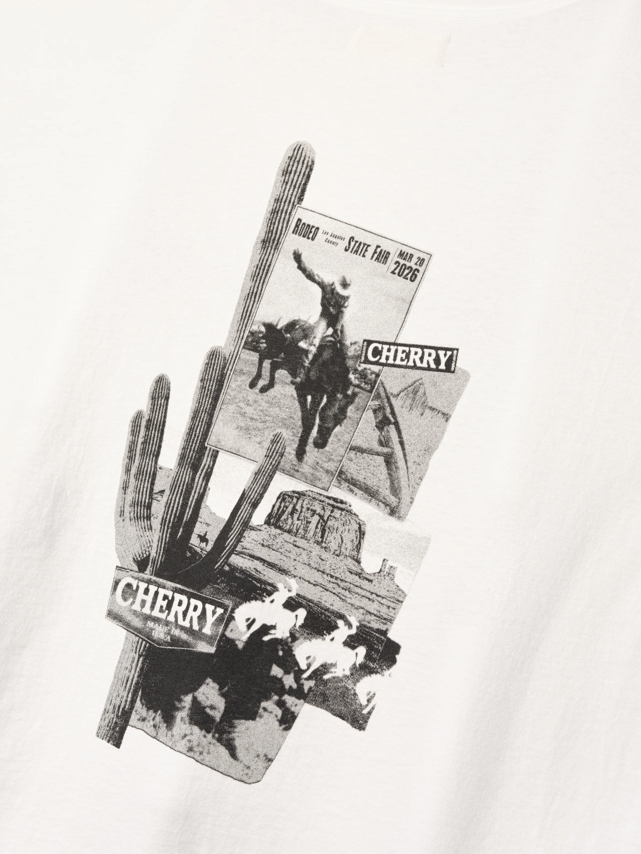Desert Boxy T-Shirt (Vintage White) - Image 6