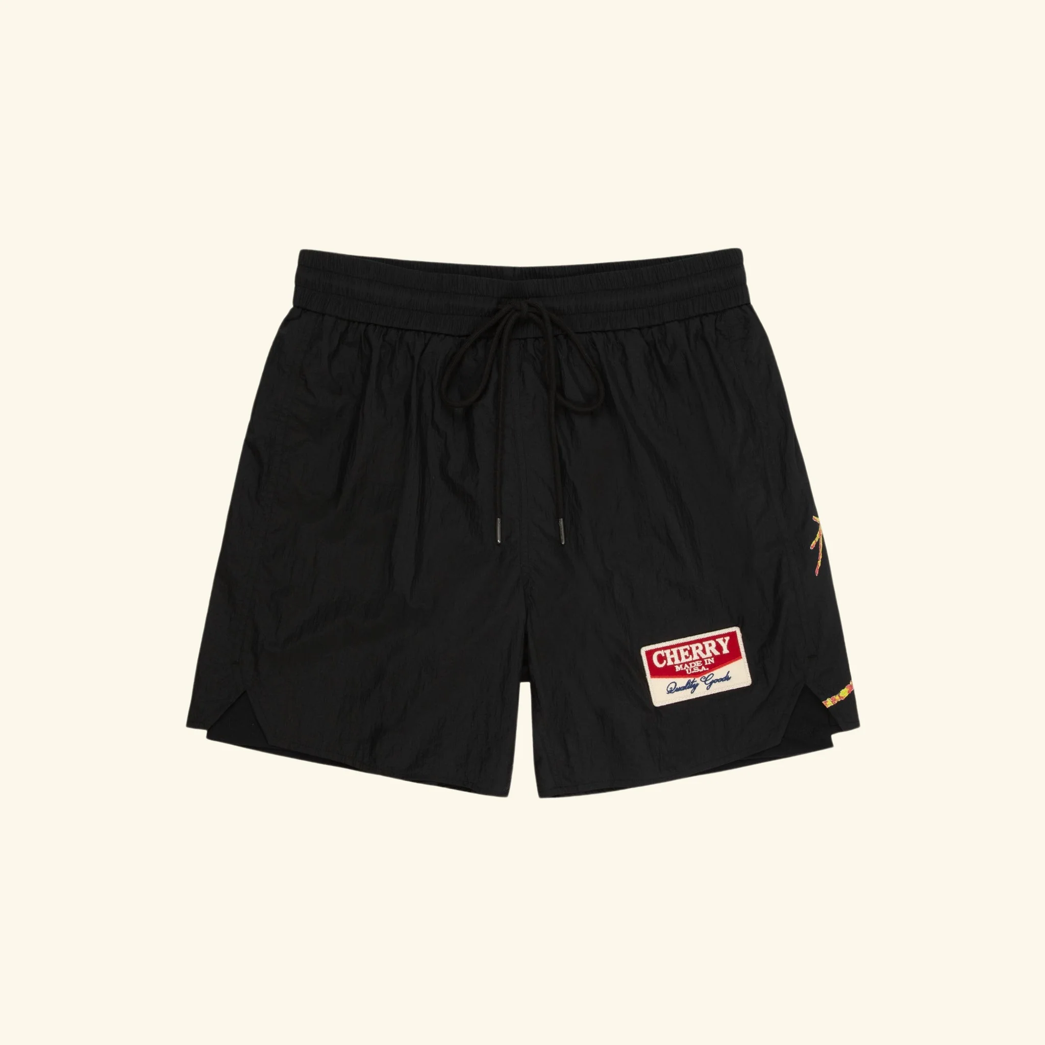 Desert Gecko Nylon Running Short (Black) - Image 2