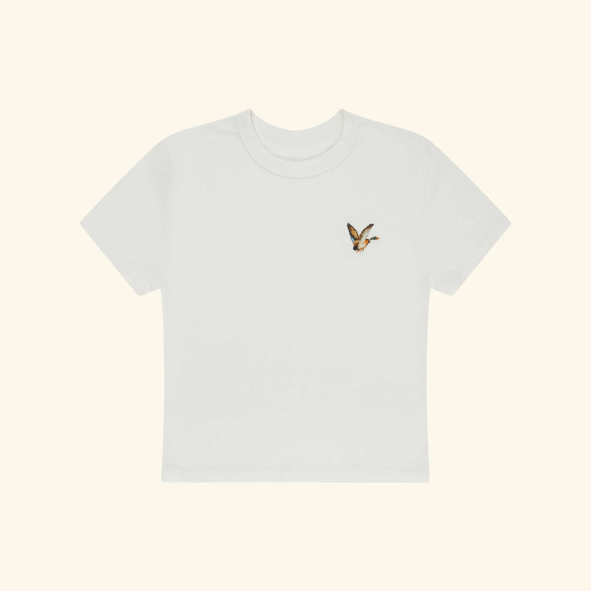 Duck Baby Tee (White)
