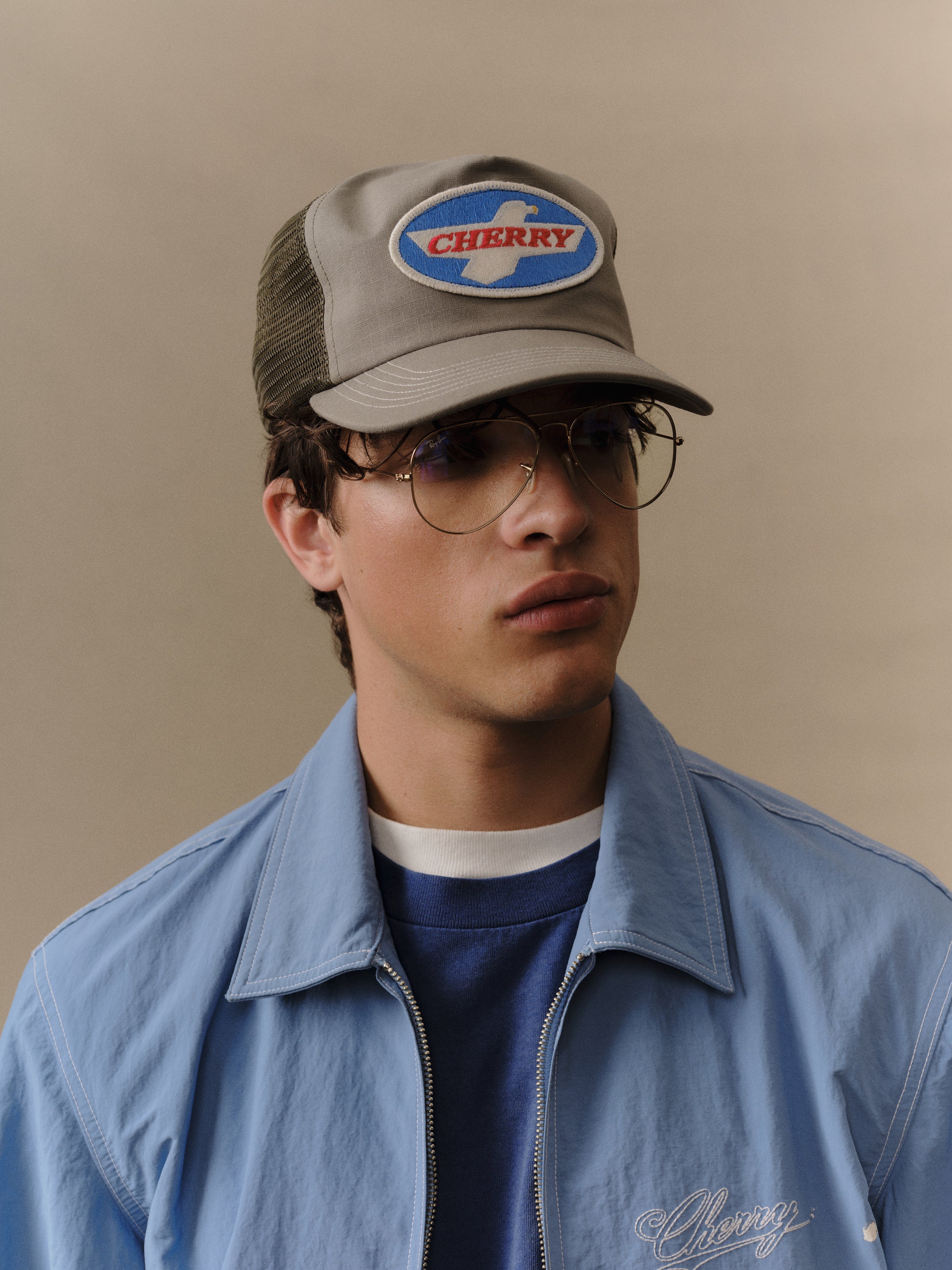 Eagle Patch Trucker (Charcoal) - Image 2