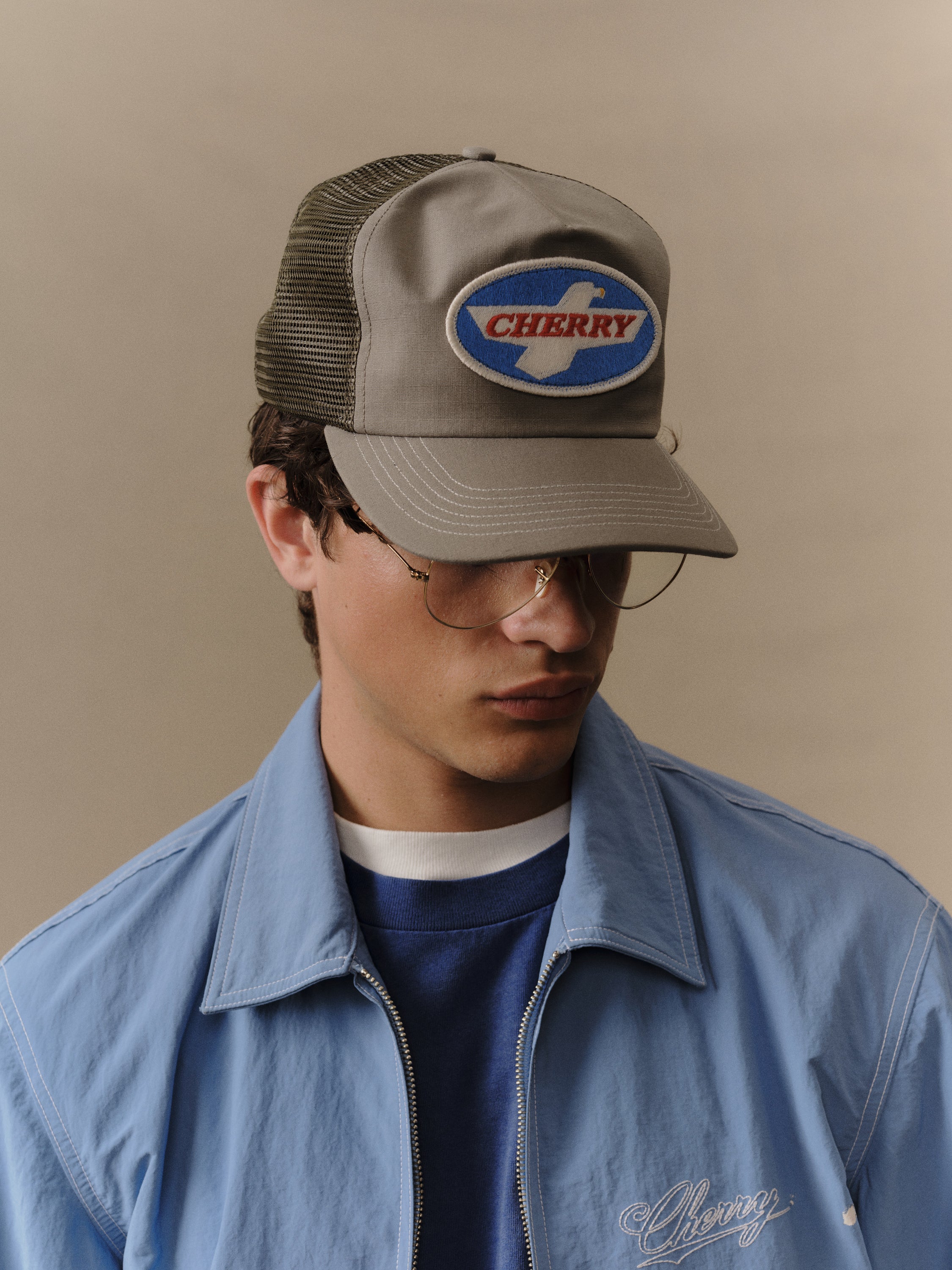 Eagle Patch Trucker (Charcoal) - Image 3