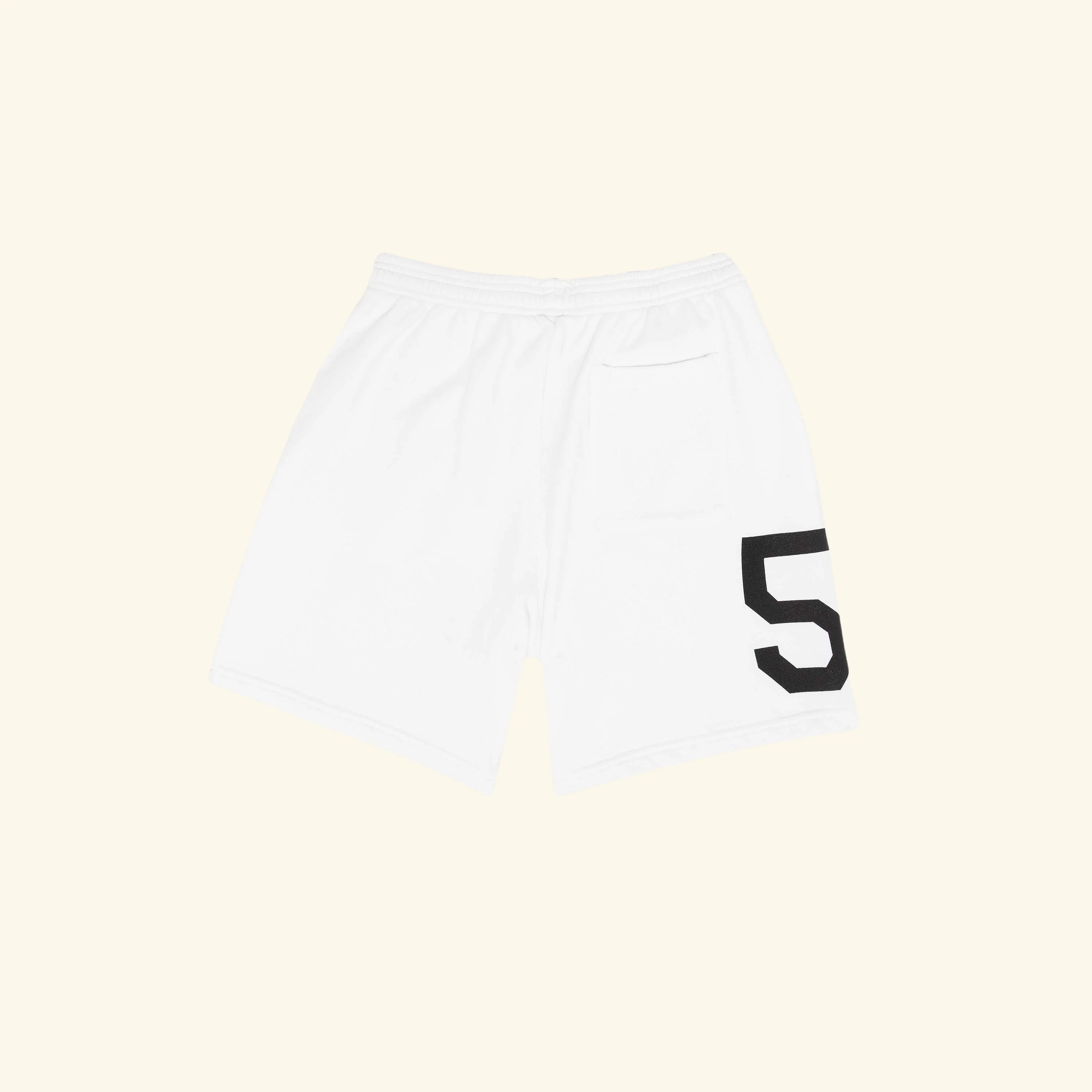 El Cam Sweatshorts (White) - Image 5