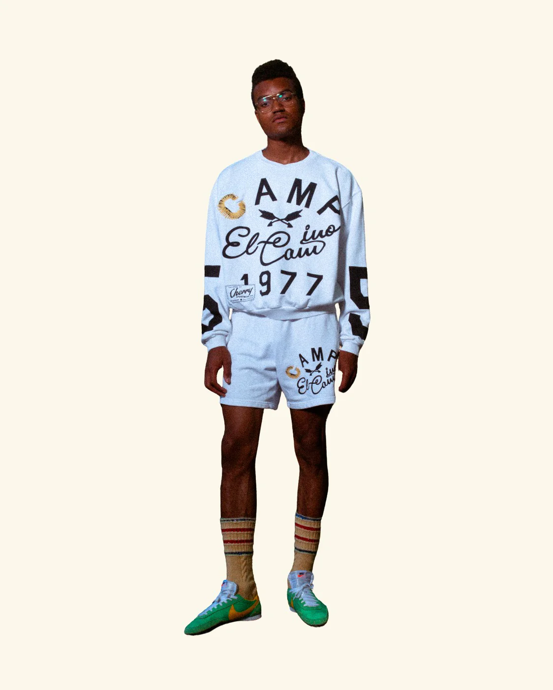 El Cam Midweight Crewneck (White) - Image 4