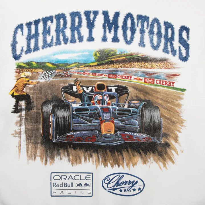 Red Bull Racing Henley Sweatshirt (White) - Image 5
