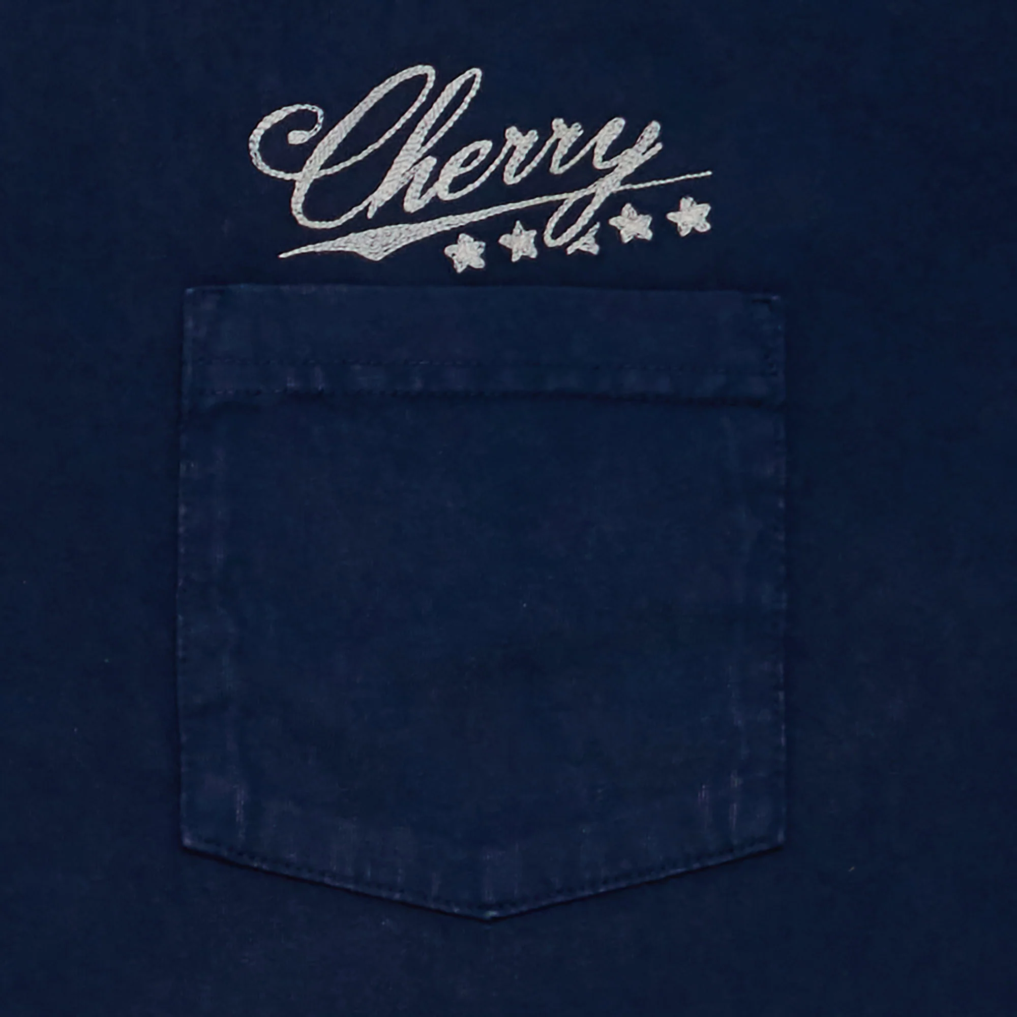 Five Star Boxy Pocket T-Shirt (Navy) - Image 3