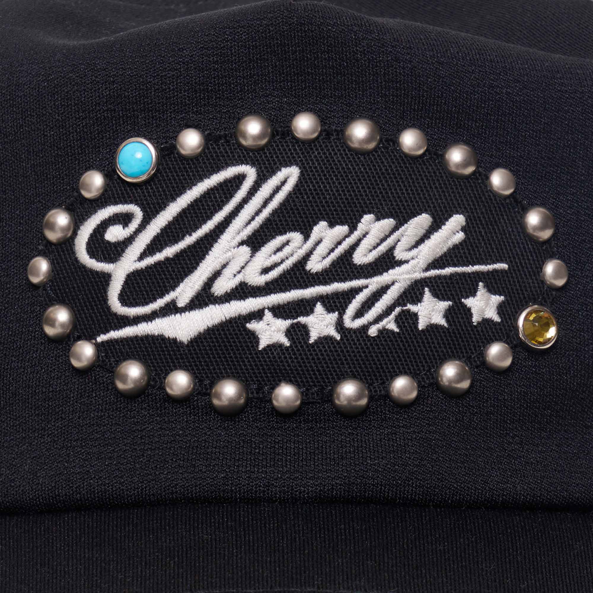 Five Star Studded Trucker (Black) - Image 4
