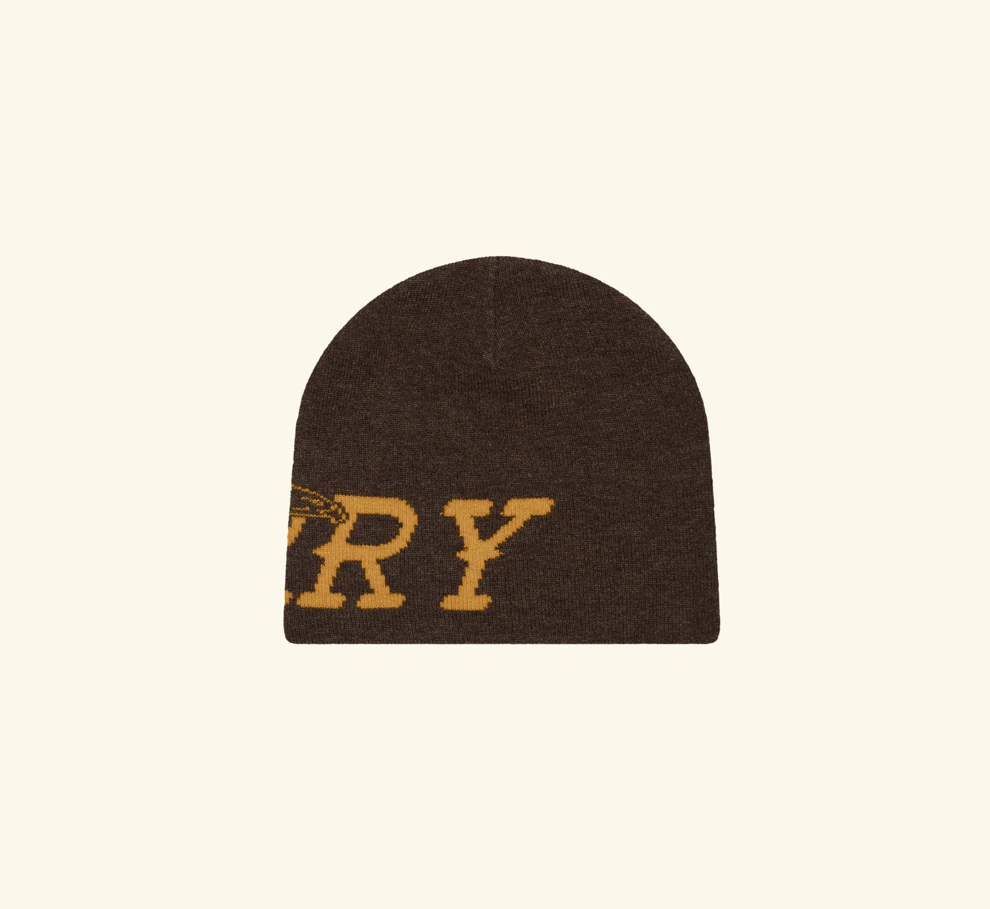 Flying Cherry Skull Cap (Brown) - Image 3