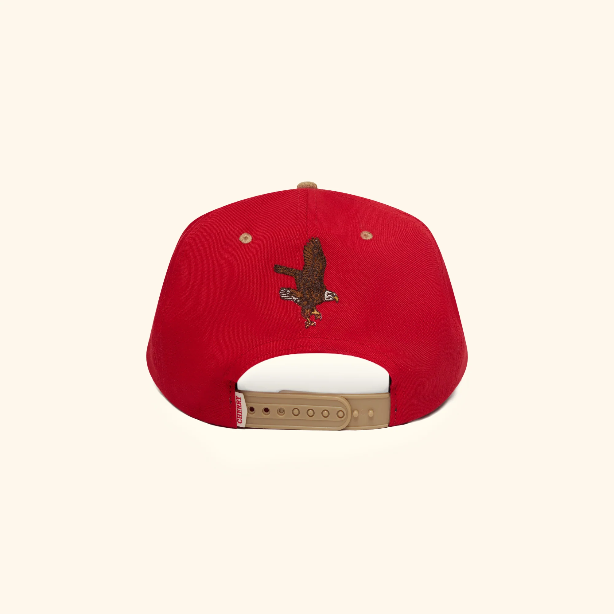 Frontier 5 Panel Hat (Red) - Image 2