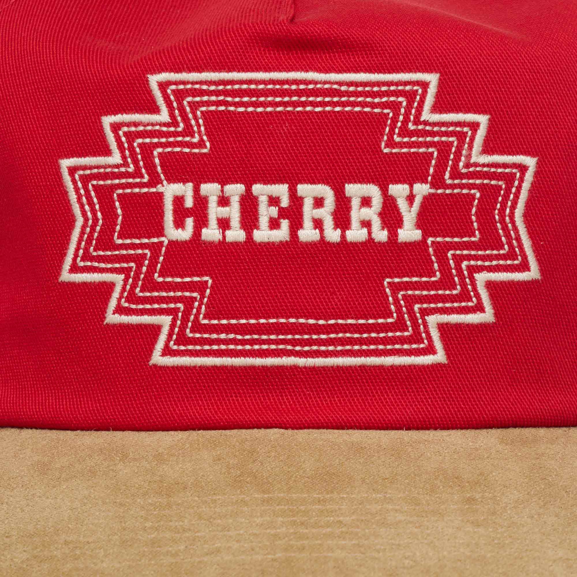 Frontier 5 Panel Hat (Red) - Image 4