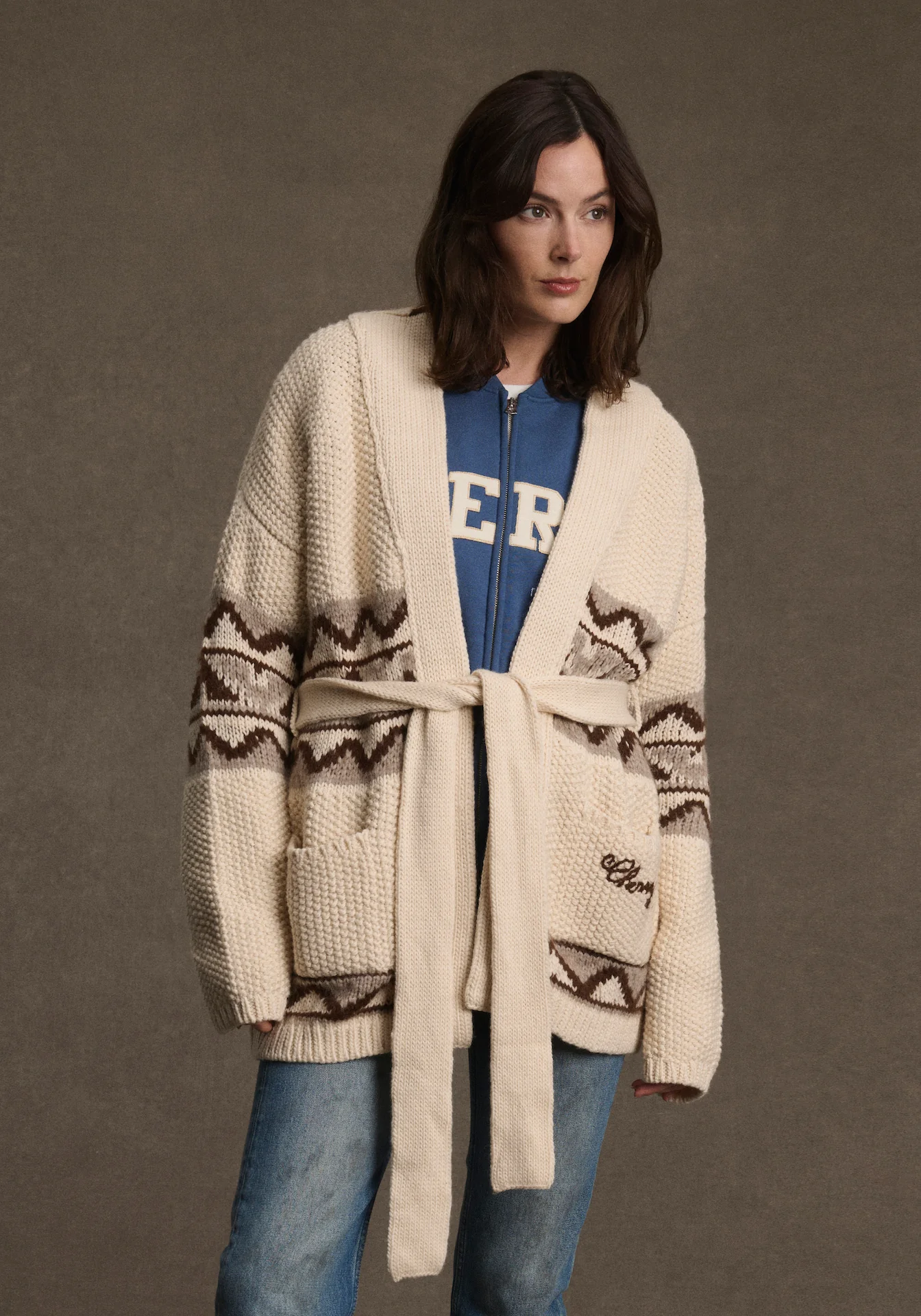Frontier Smoking Jacket (Cream) - Image 2