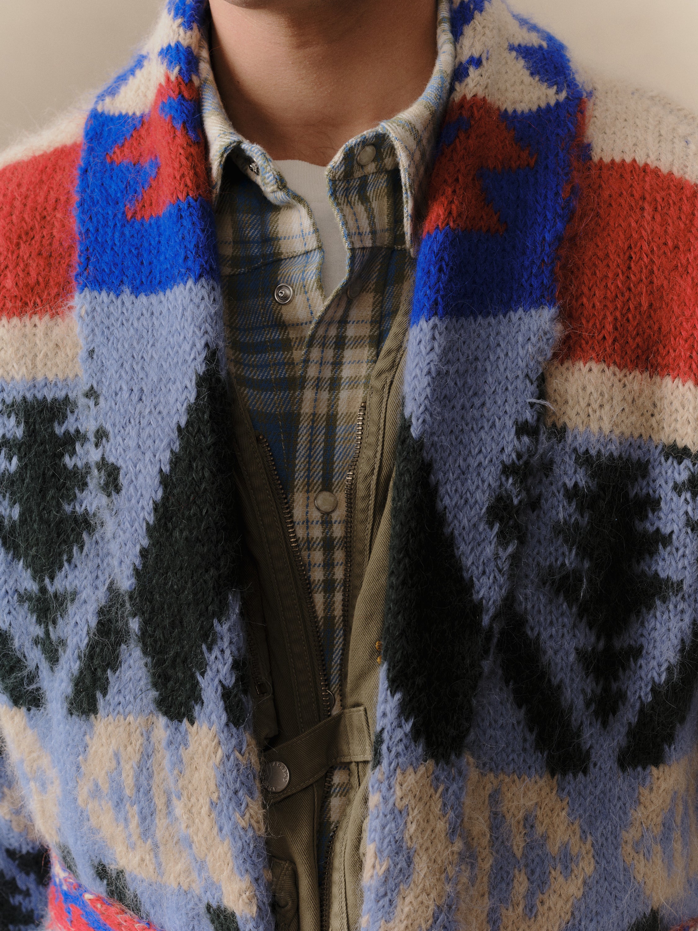 Frontier Striped Smoking Jacket - Image 4