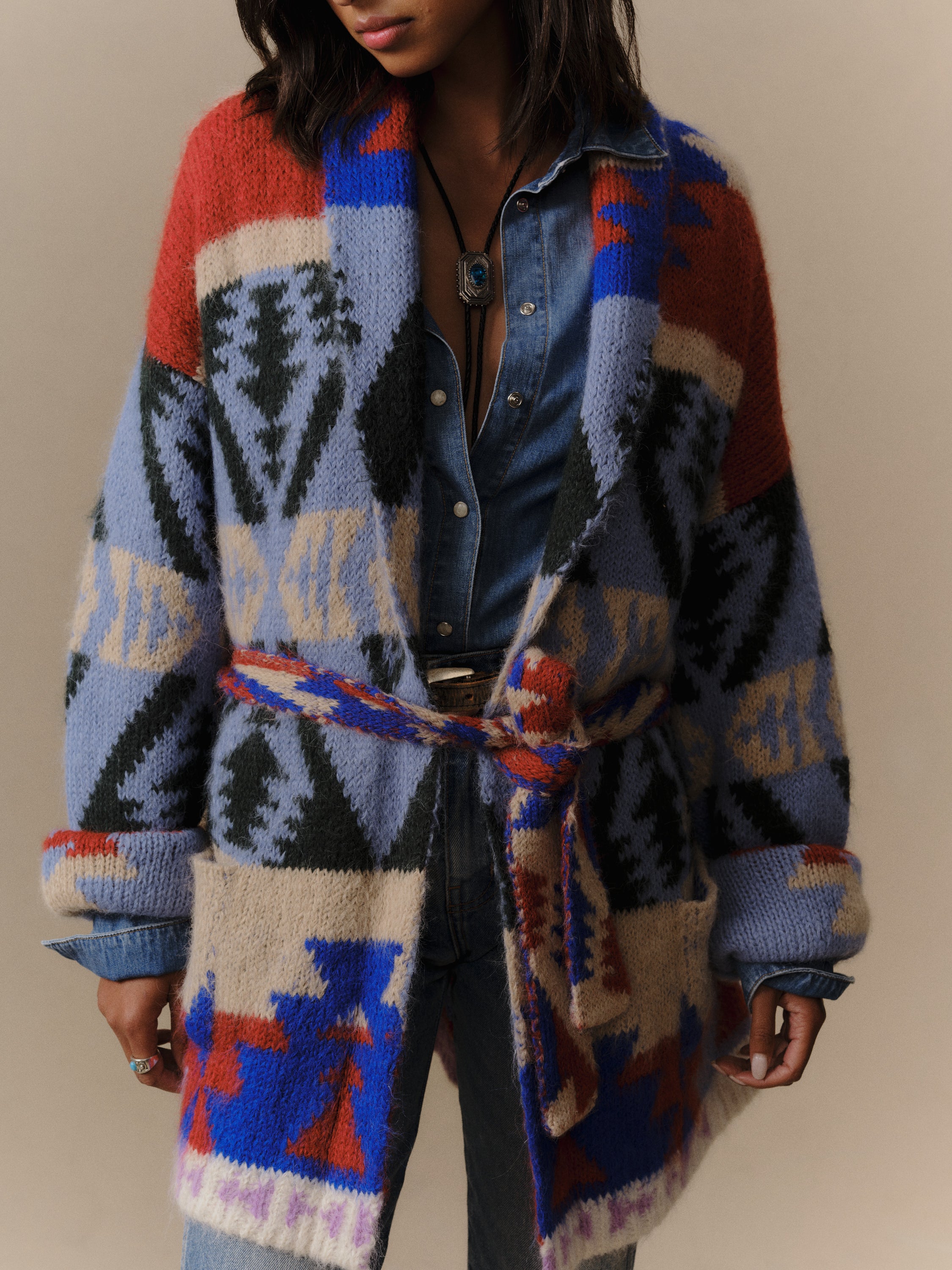 Frontier Striped Smoking Jacket - Image 5