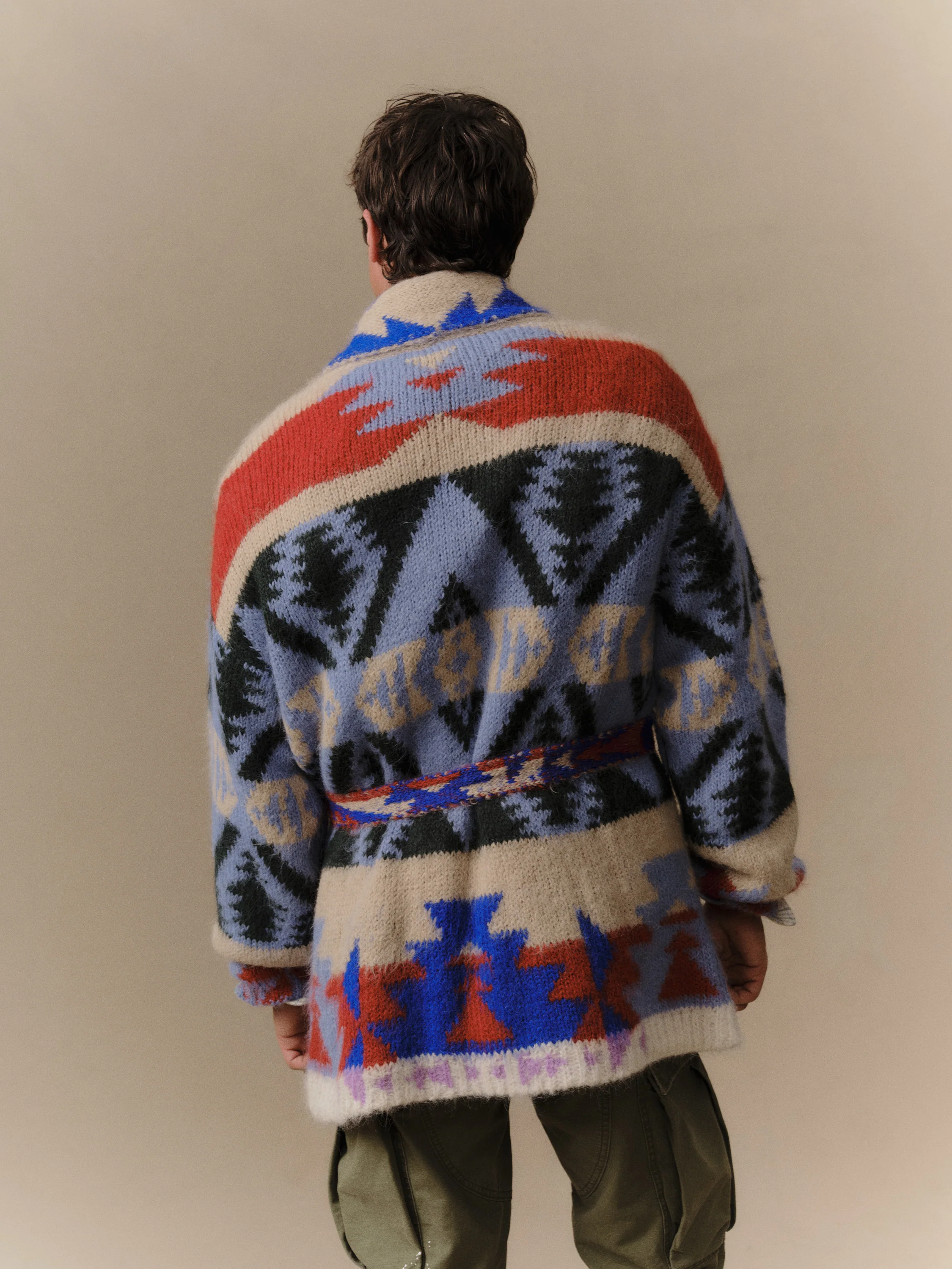 Frontier Striped Smoking Jacket - Image 8