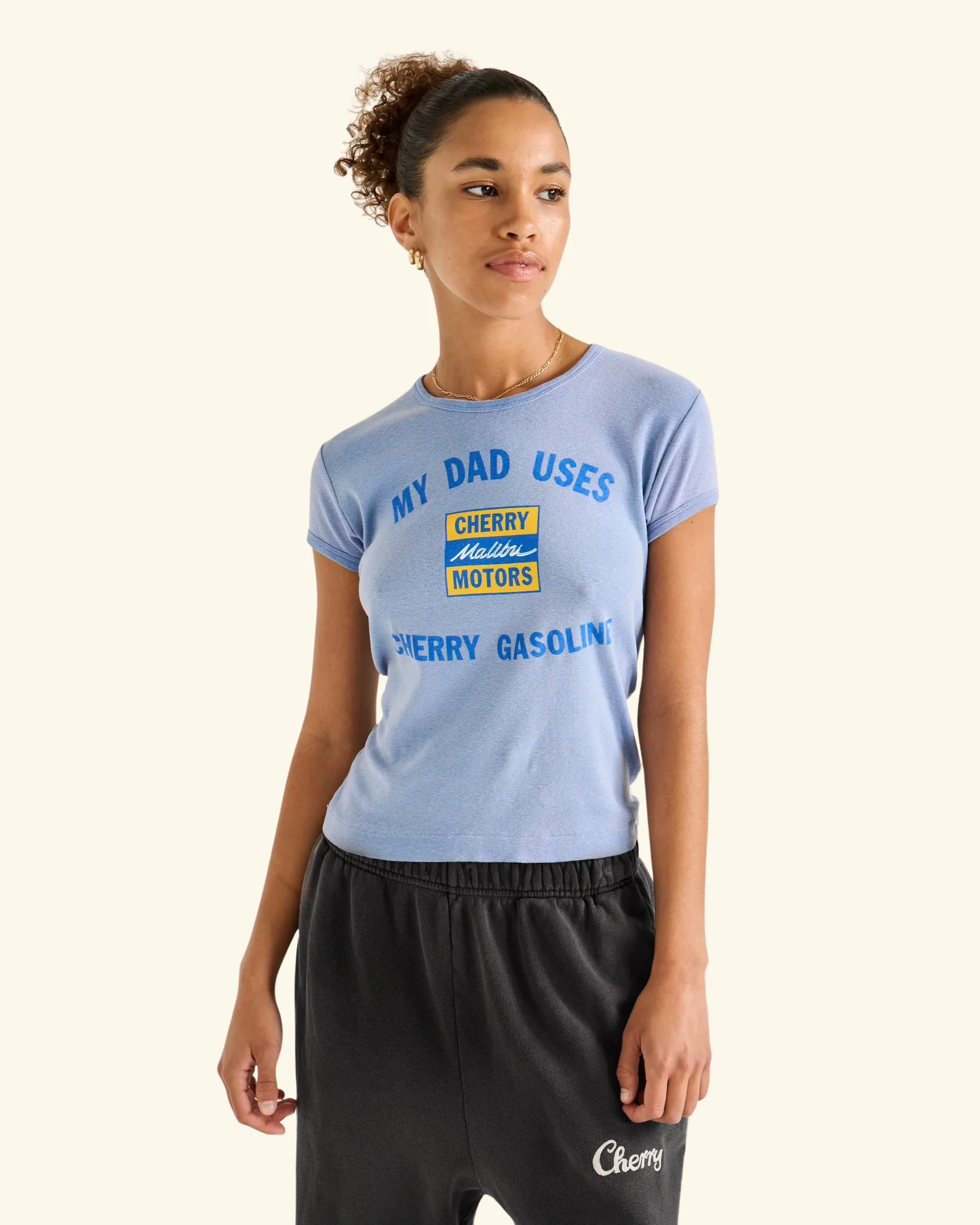Gasoline Scoop Baby Tee - Image 4