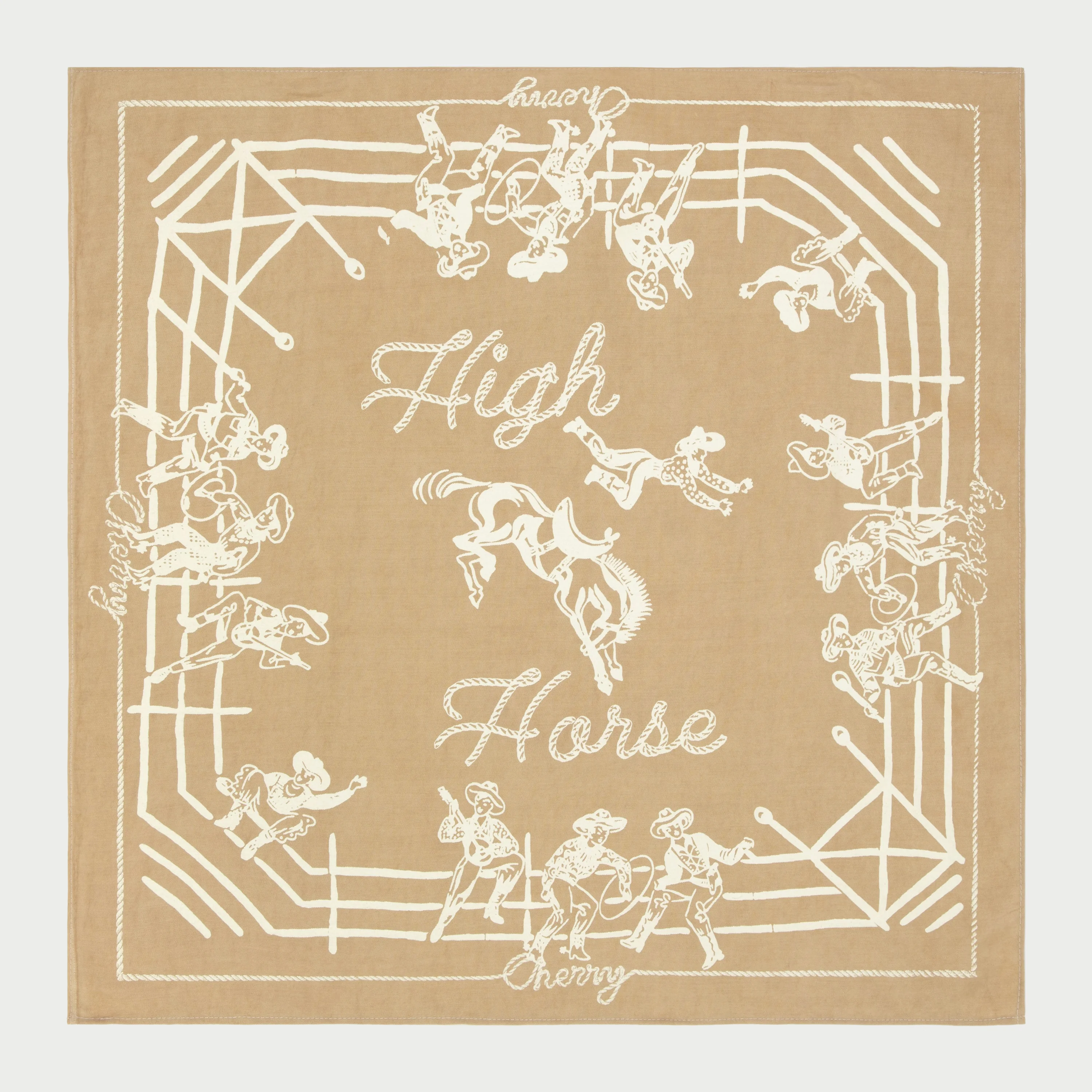 High Horse Bandana (Tan) - Image 2