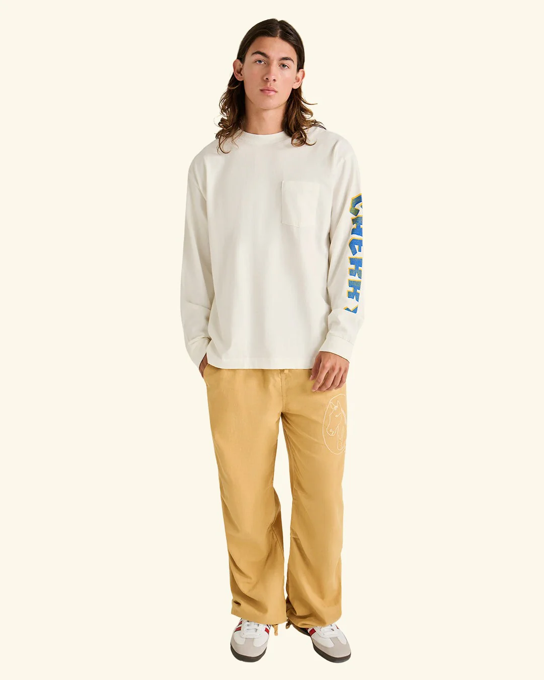 Sunset  Pocket Tee L/S - Image 3