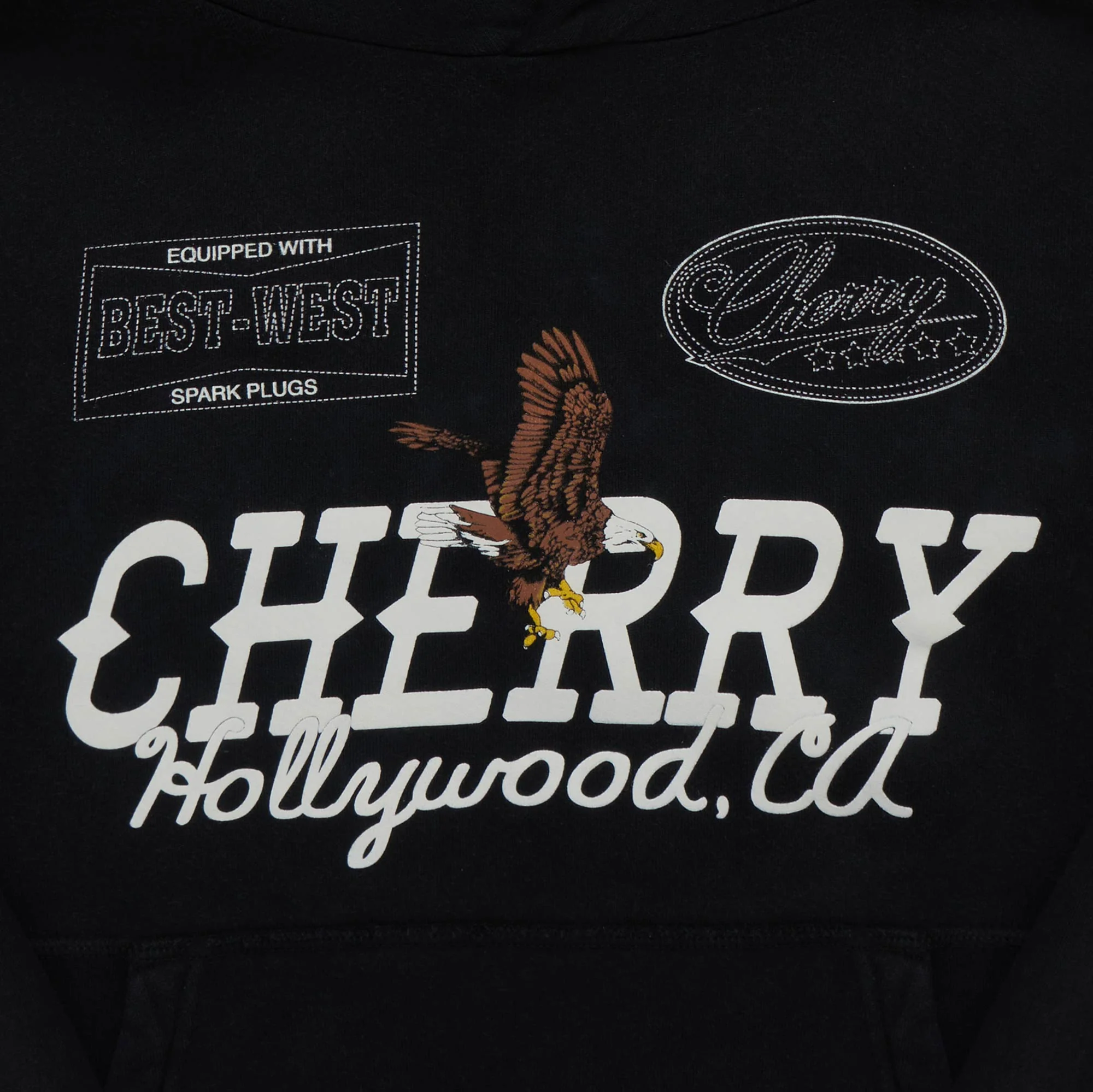 Hollywood Pullover Hoodie (Vintage Black) - Image 5