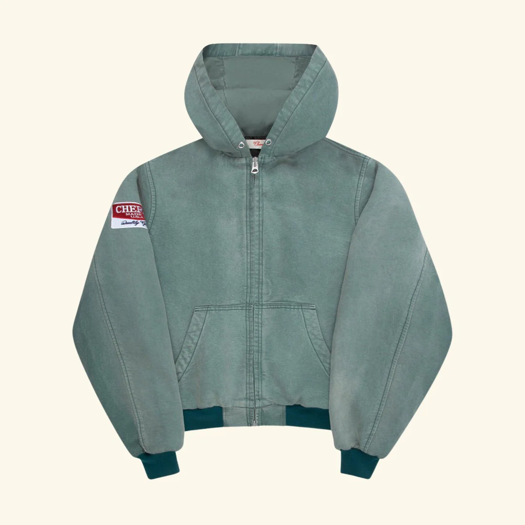 Hooded Canvas Work Jacket