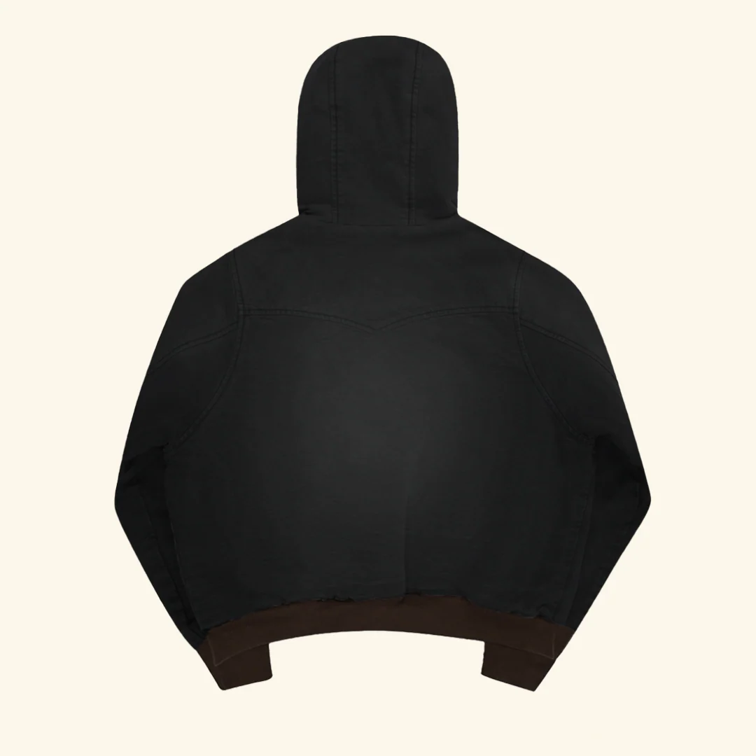 Hooded Work Jacket (Vintage Black) - Image 5