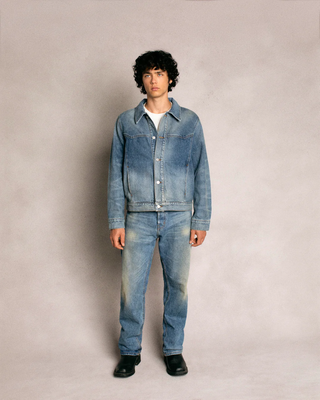 Denim Western Jacket (Indigo) - Image 6