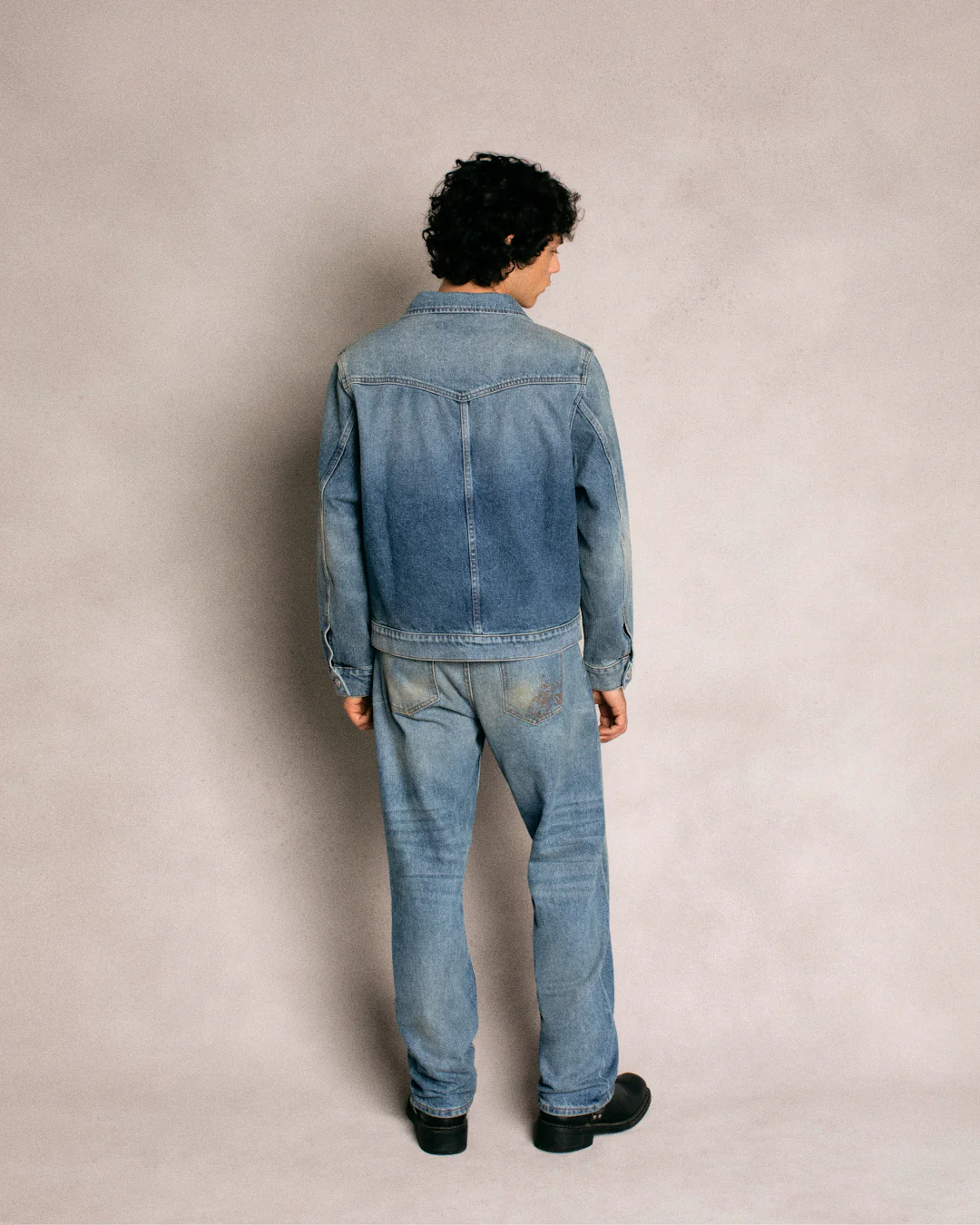 Denim Western Jacket (Indigo) - Image 7