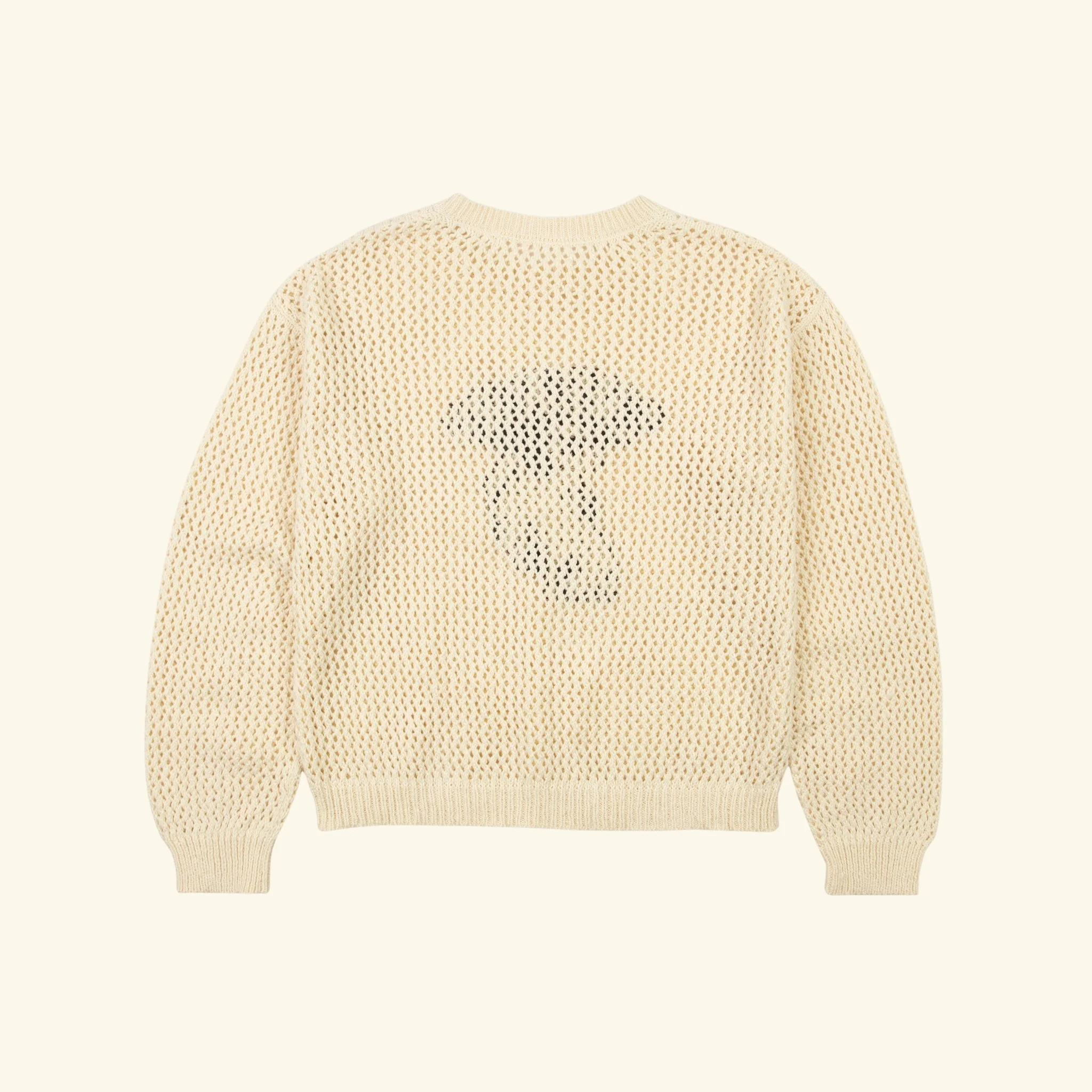 Knit Western Crew (Cream) - Image 2