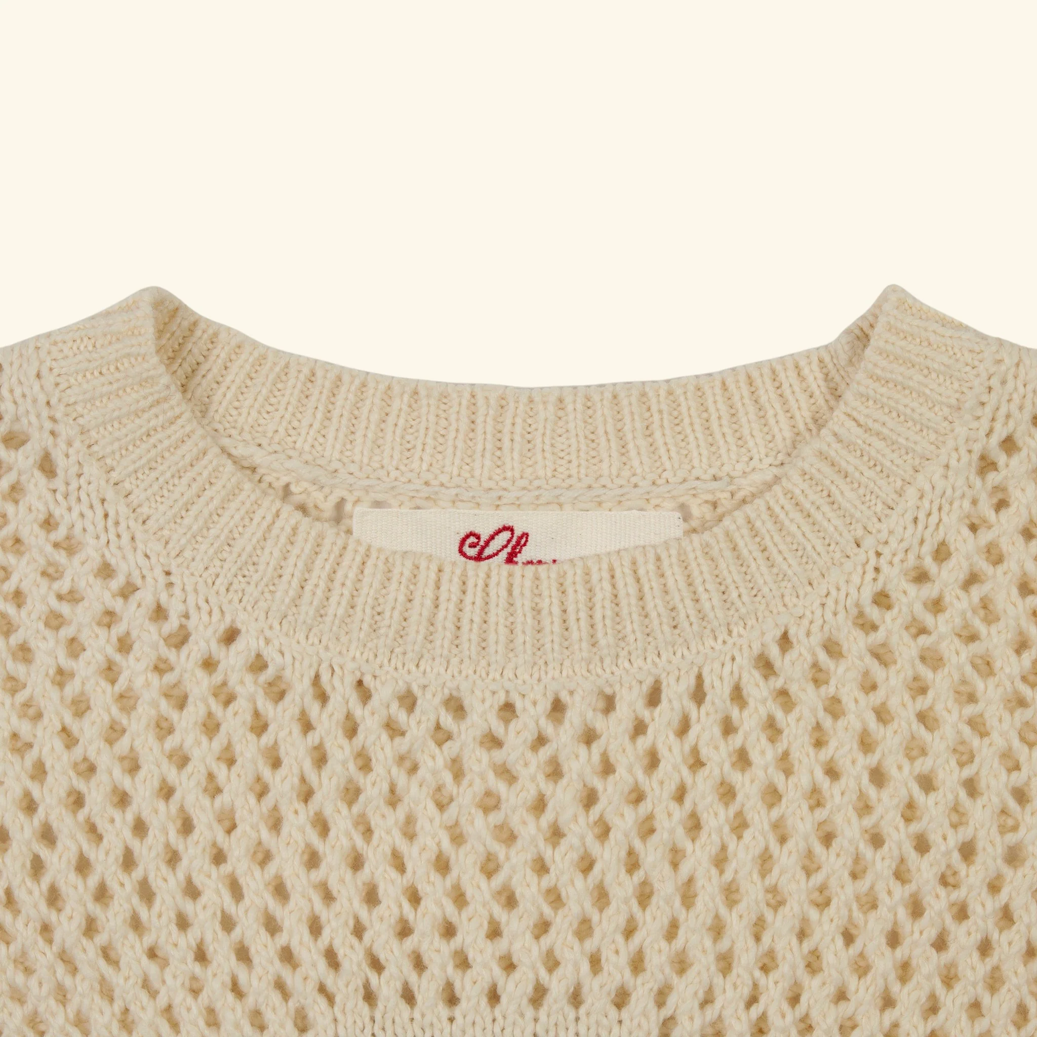 Knit Western Crew (Cream) - Image 7