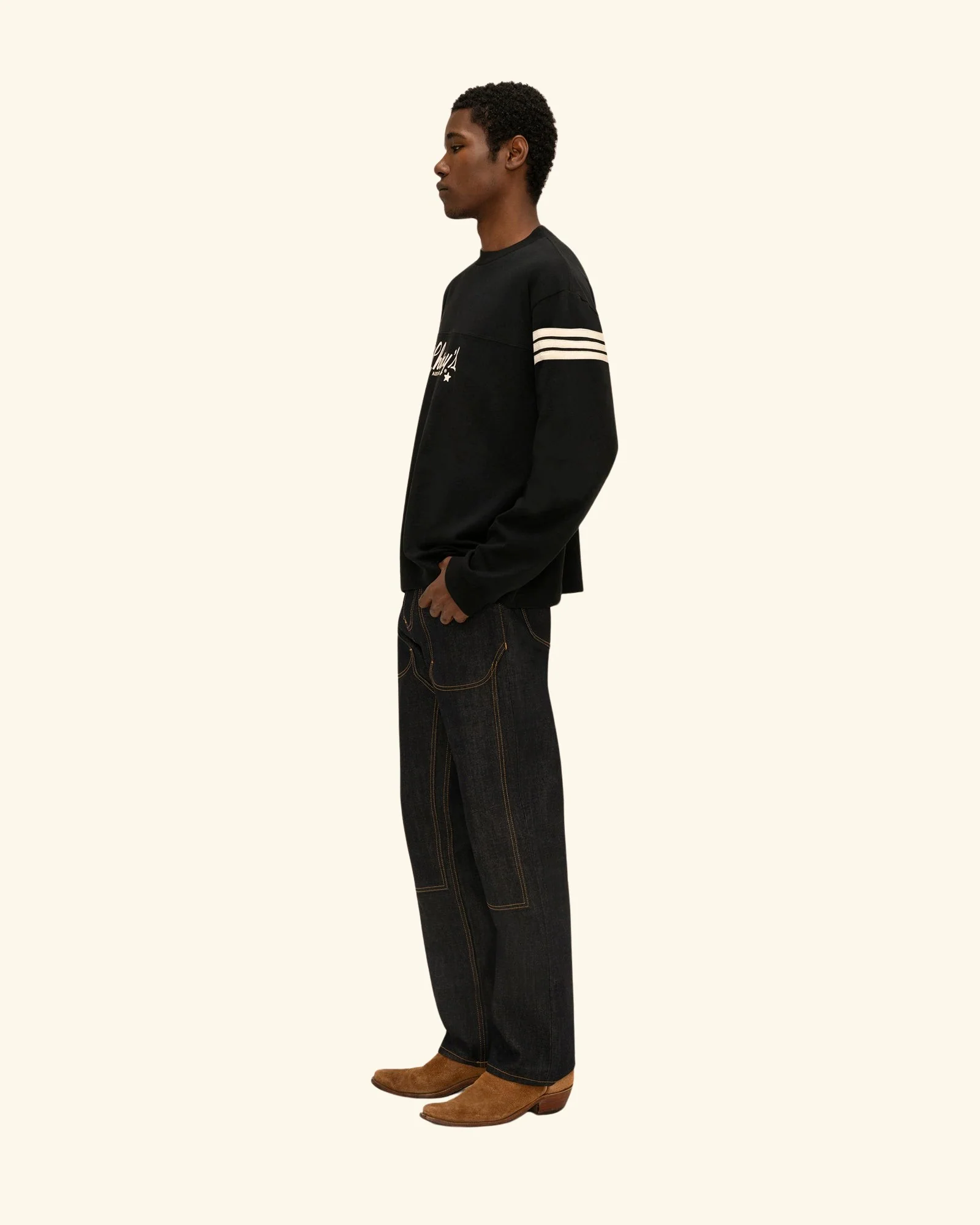 Austin Stripe Long Sleeve T-Shirt - Image 5